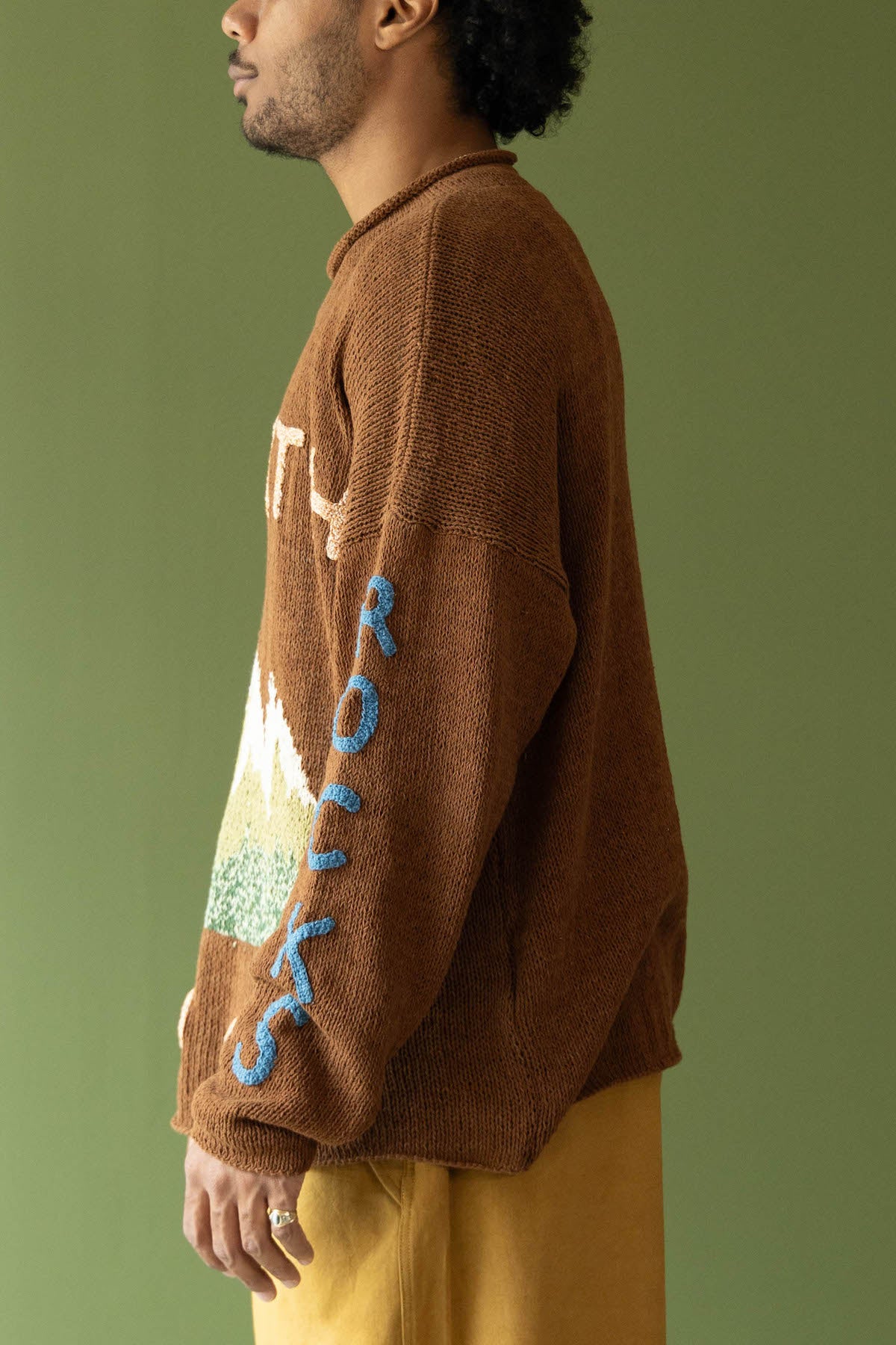 Story Mfg. - Twinsun Rollneck - Brown Earth Rocks - Canoe Club