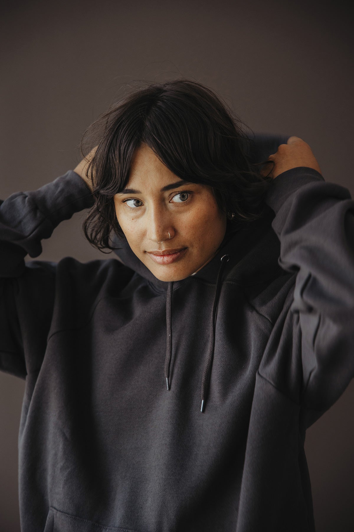 Healthknit - Classic Sweat Hoodie - Faded Black - Canoe Club