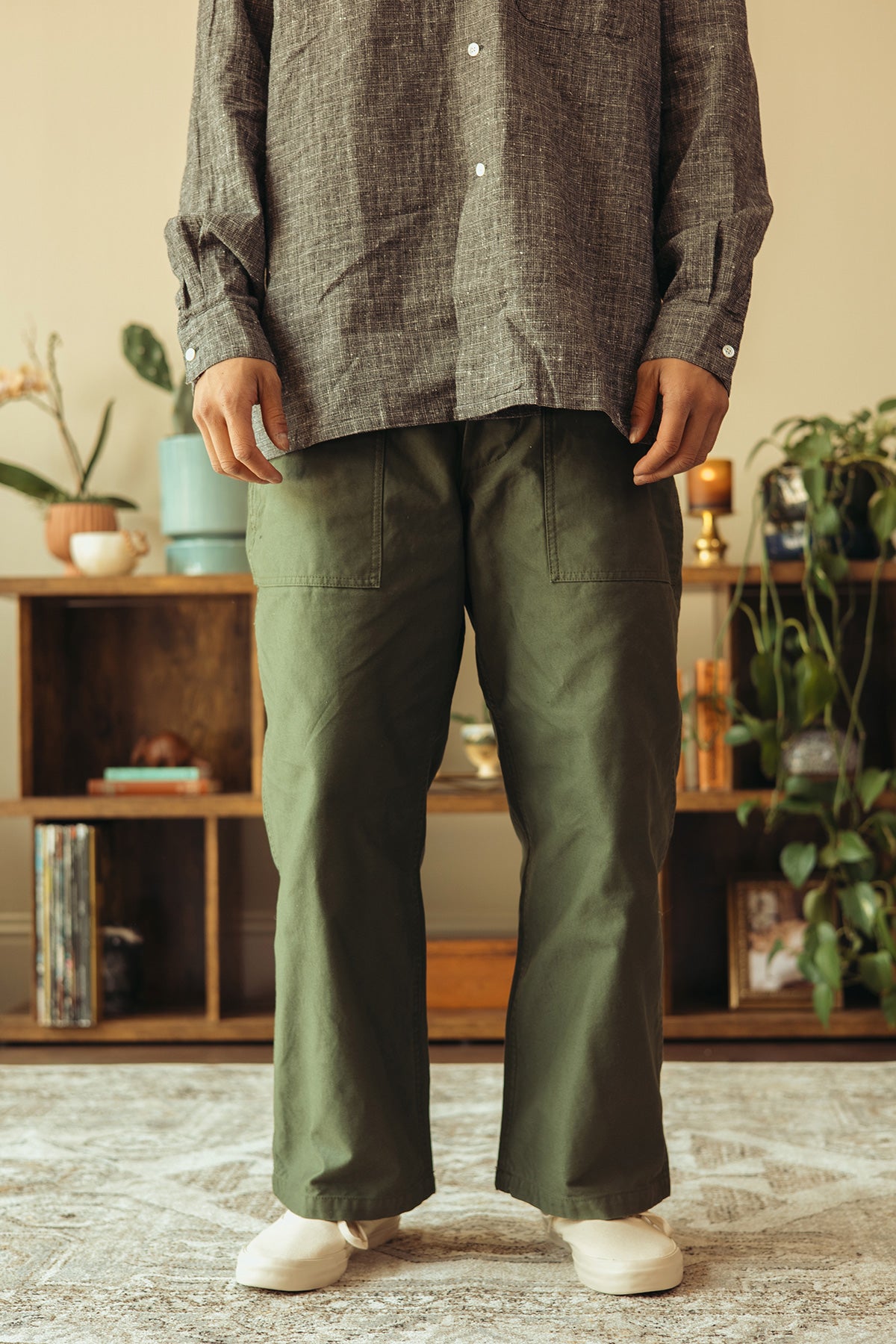 Beams Plus - MIL Utility Trousers - Olive - Canoe Club