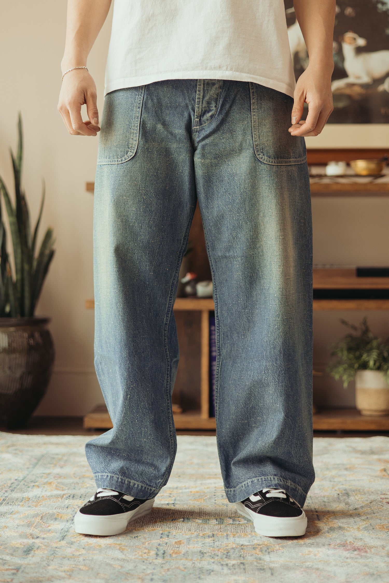 Herill - Nepdenim Utility Pants - Vintage Worn - Canoe Club