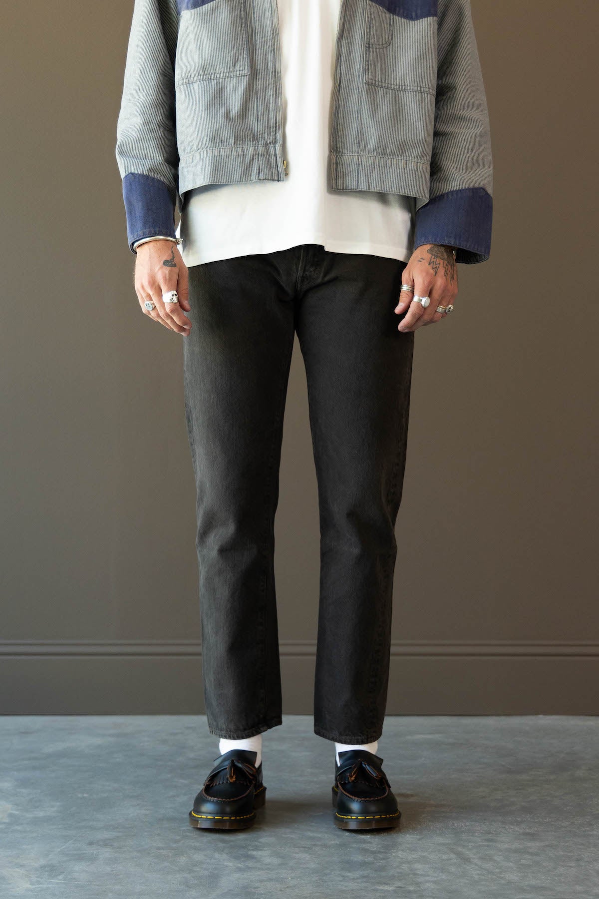 RE/DONE - 1966 Selvedge Slim - Tarnished Black - Canoe Club