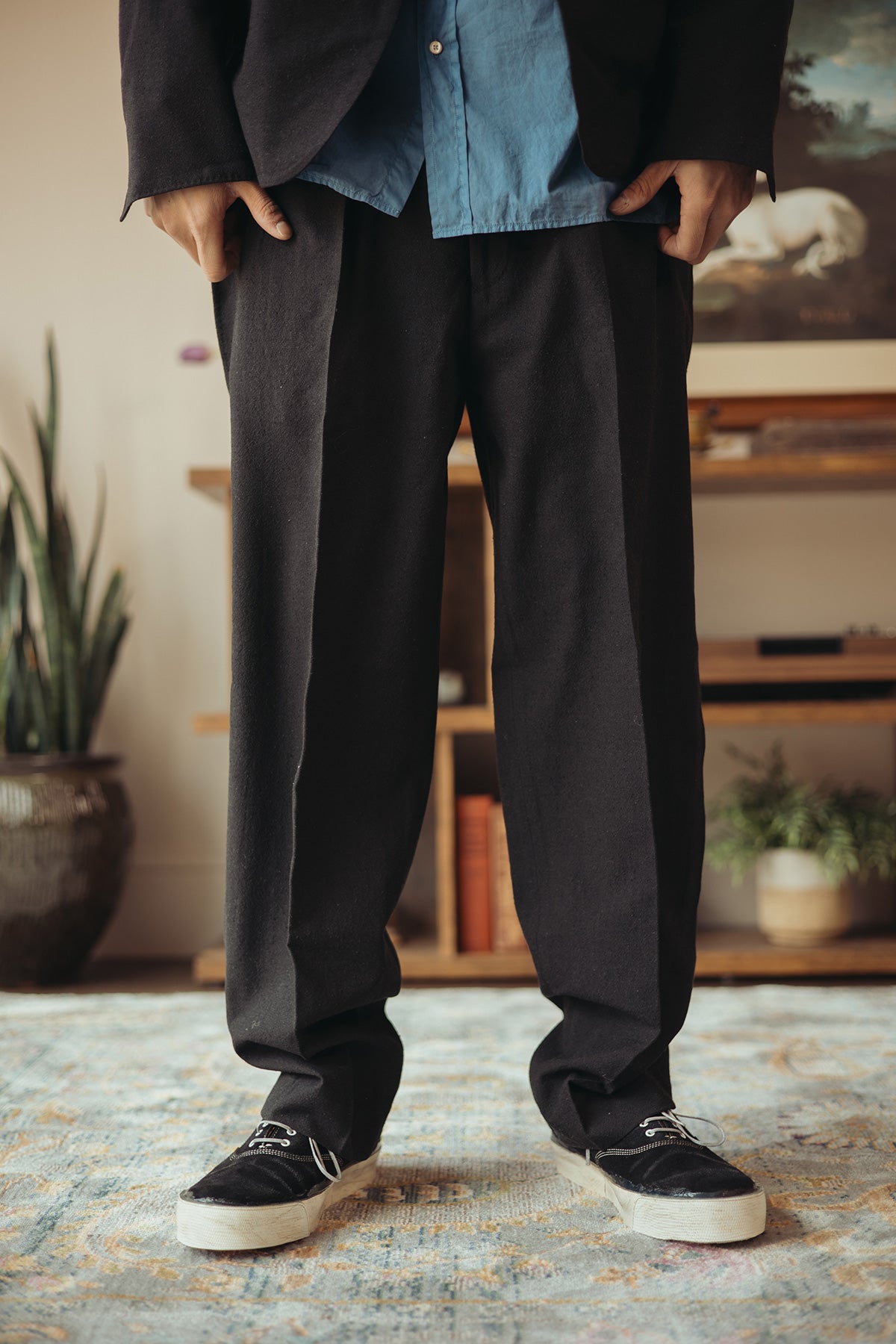 Niceness - Slack Trousers - Midnight - Canoe Club