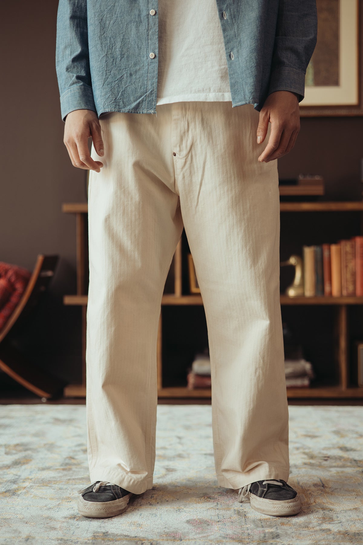 Ordinary Fits - Bell Pants - Ecru - Canoe Club