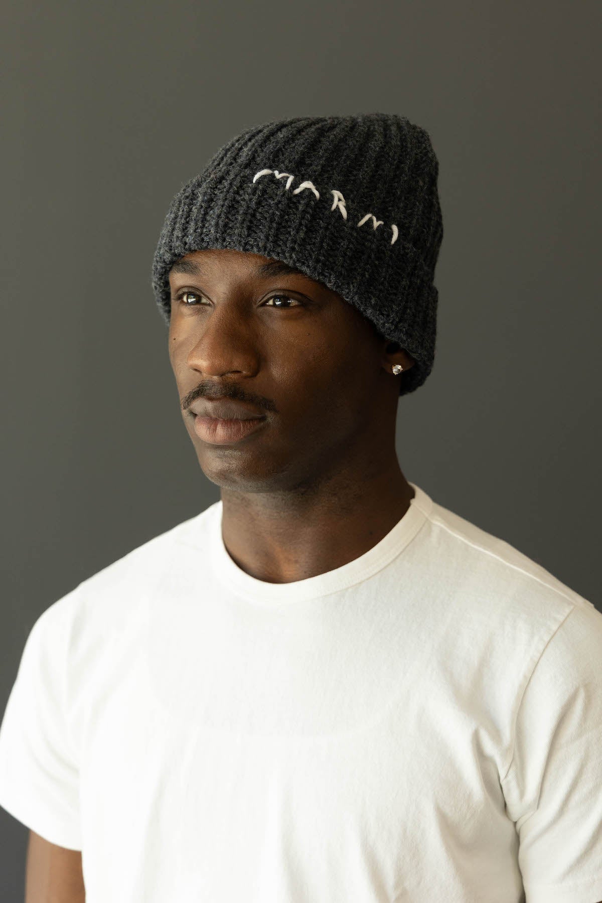 Marni - Broken Fisherman Beanie - Dark Gray - Canoe Club