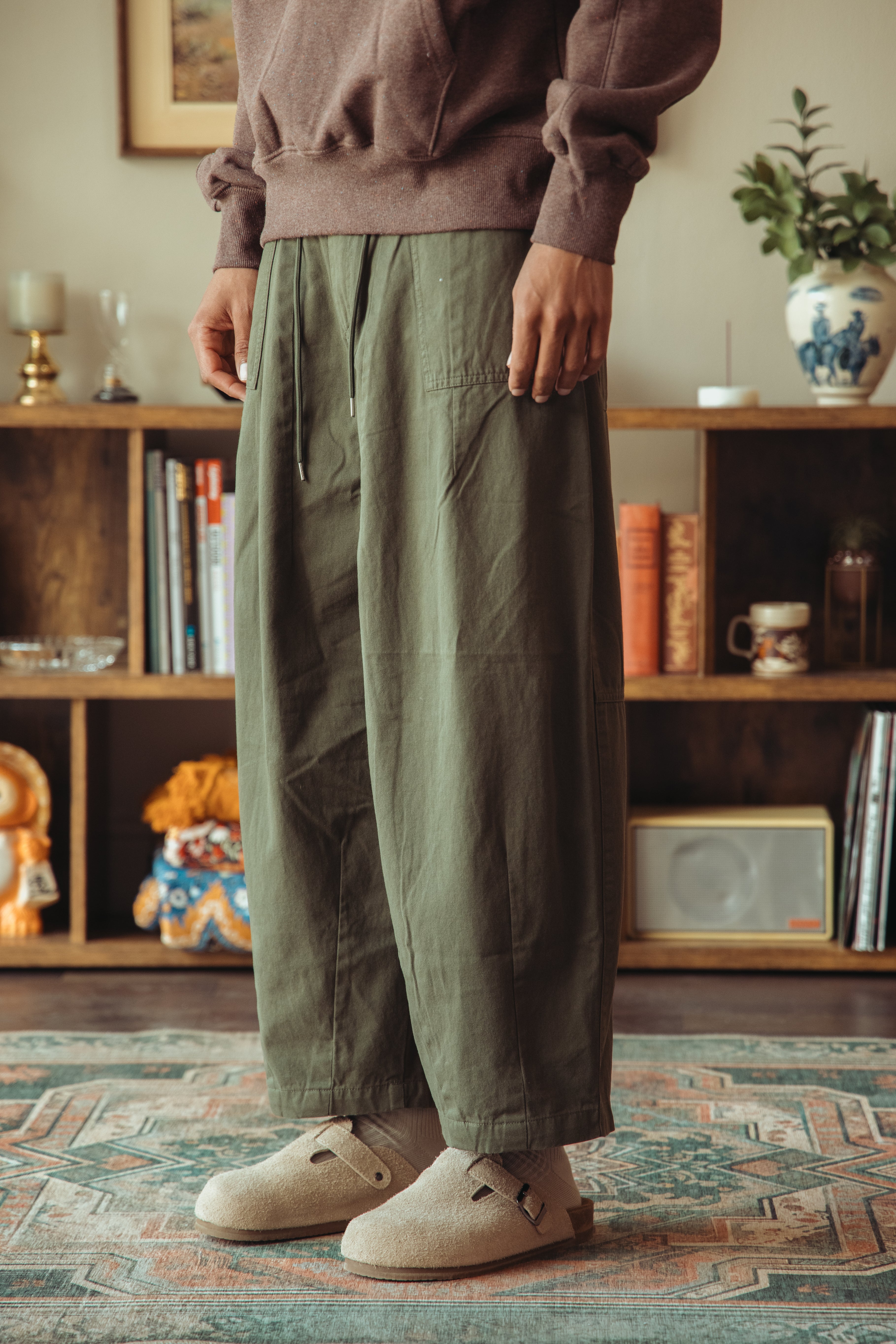 FrizmWORKS - Twill Balloon Pants - Olive - Canoe Club