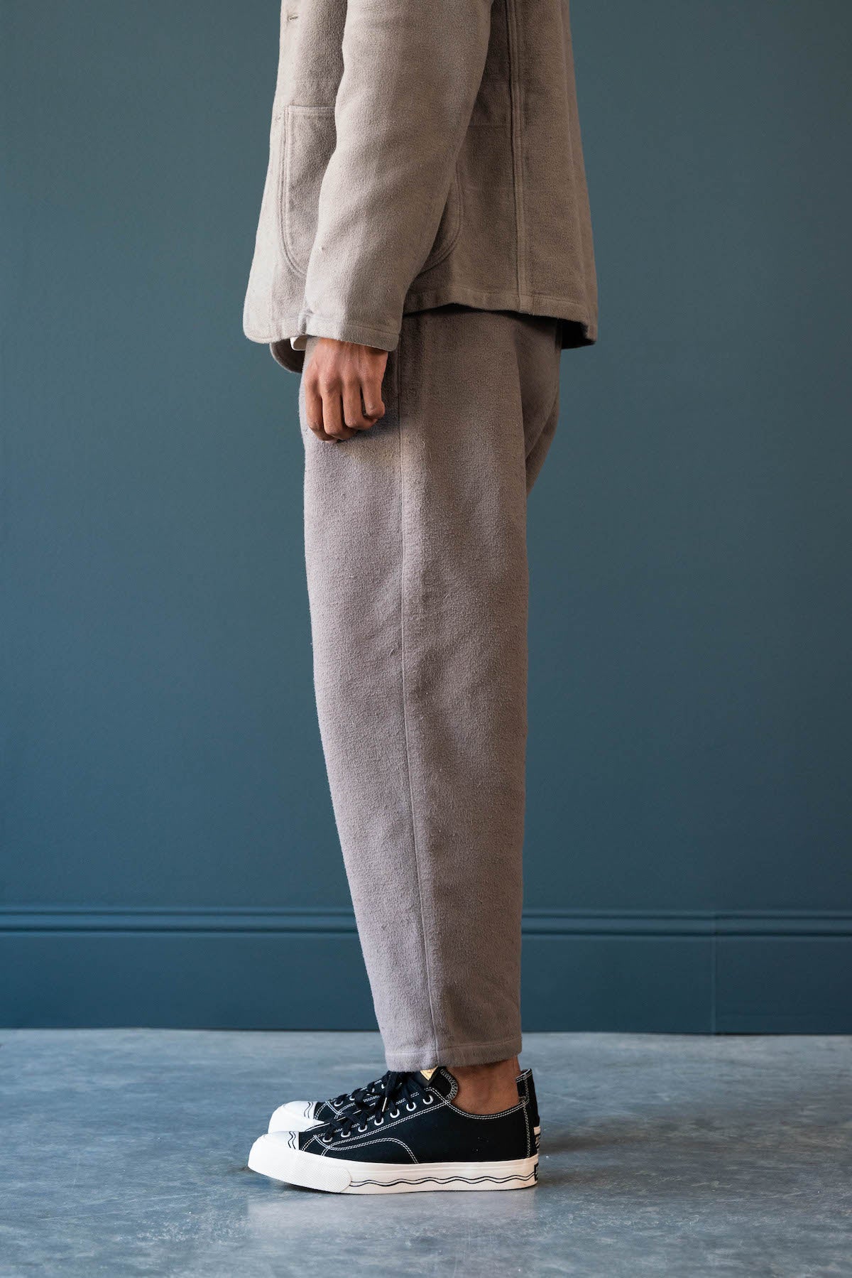 Kapital - Napped Heat-Corduroy EASY Pants - Gray - Canoe Club