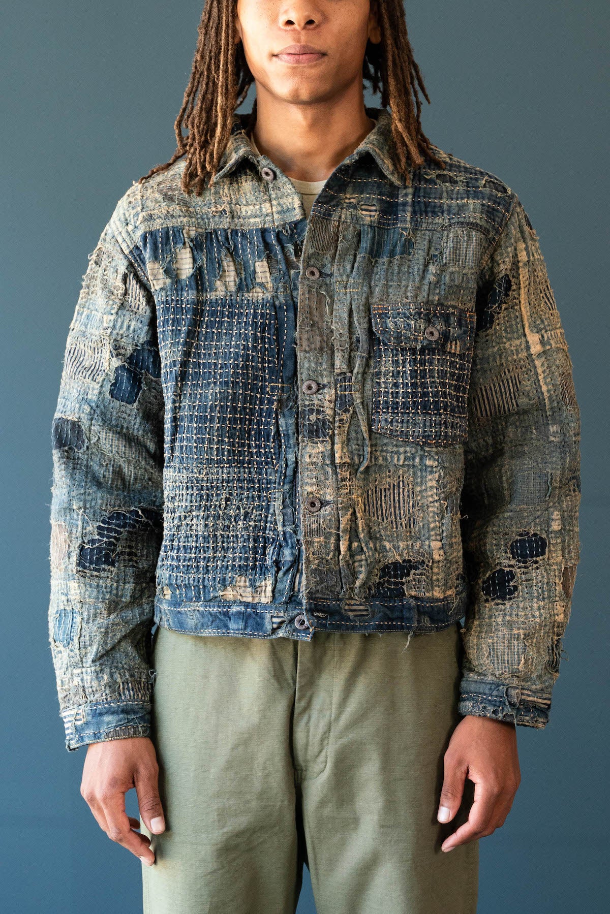 Kapital - BORO SPRING 1st JKT - Indigo - Canoe Club
