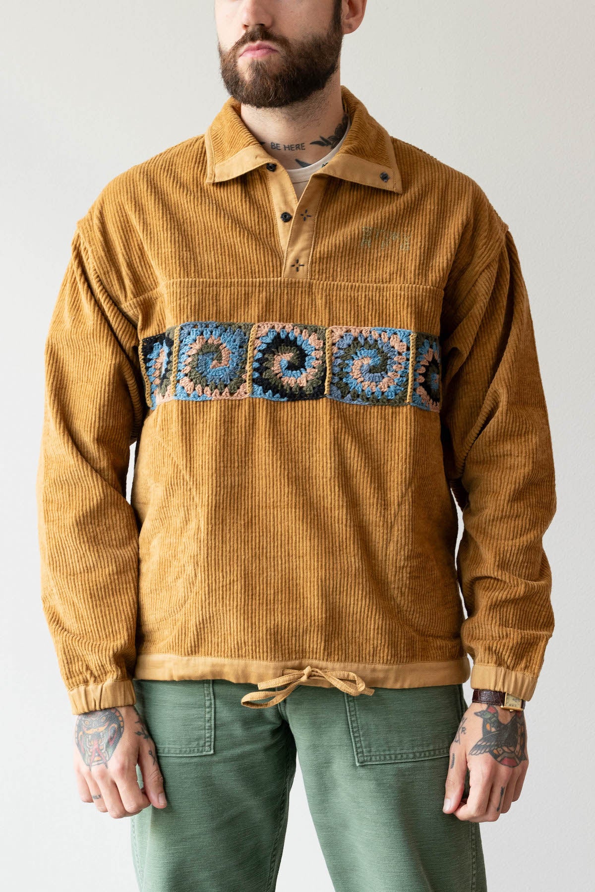 Story Mfg. - Polite Pullover - Ochre - Canoe Club