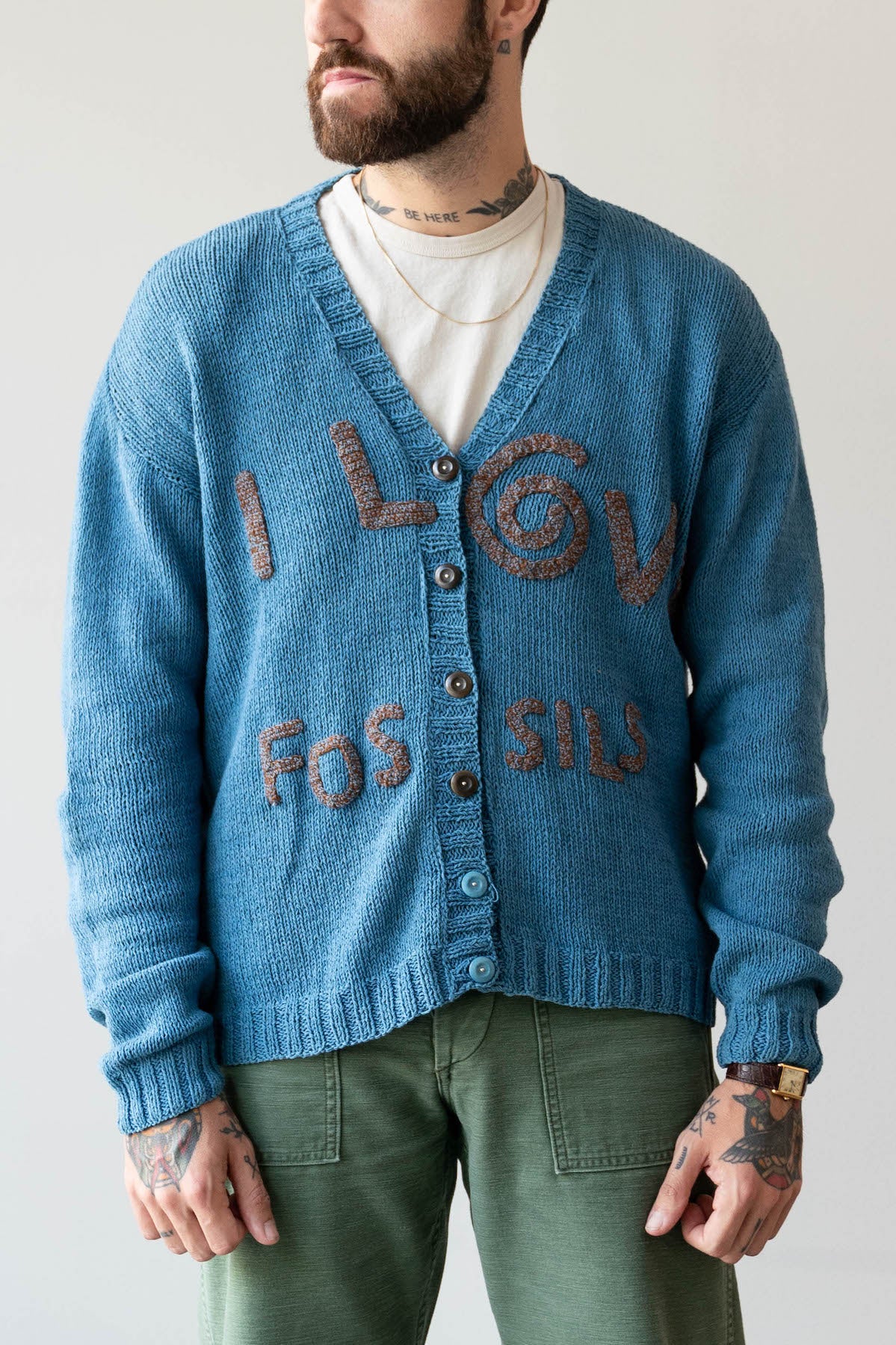Story Mfg. - Twinsun Cardigan - Indigo Earth Rocks - Canoe Club