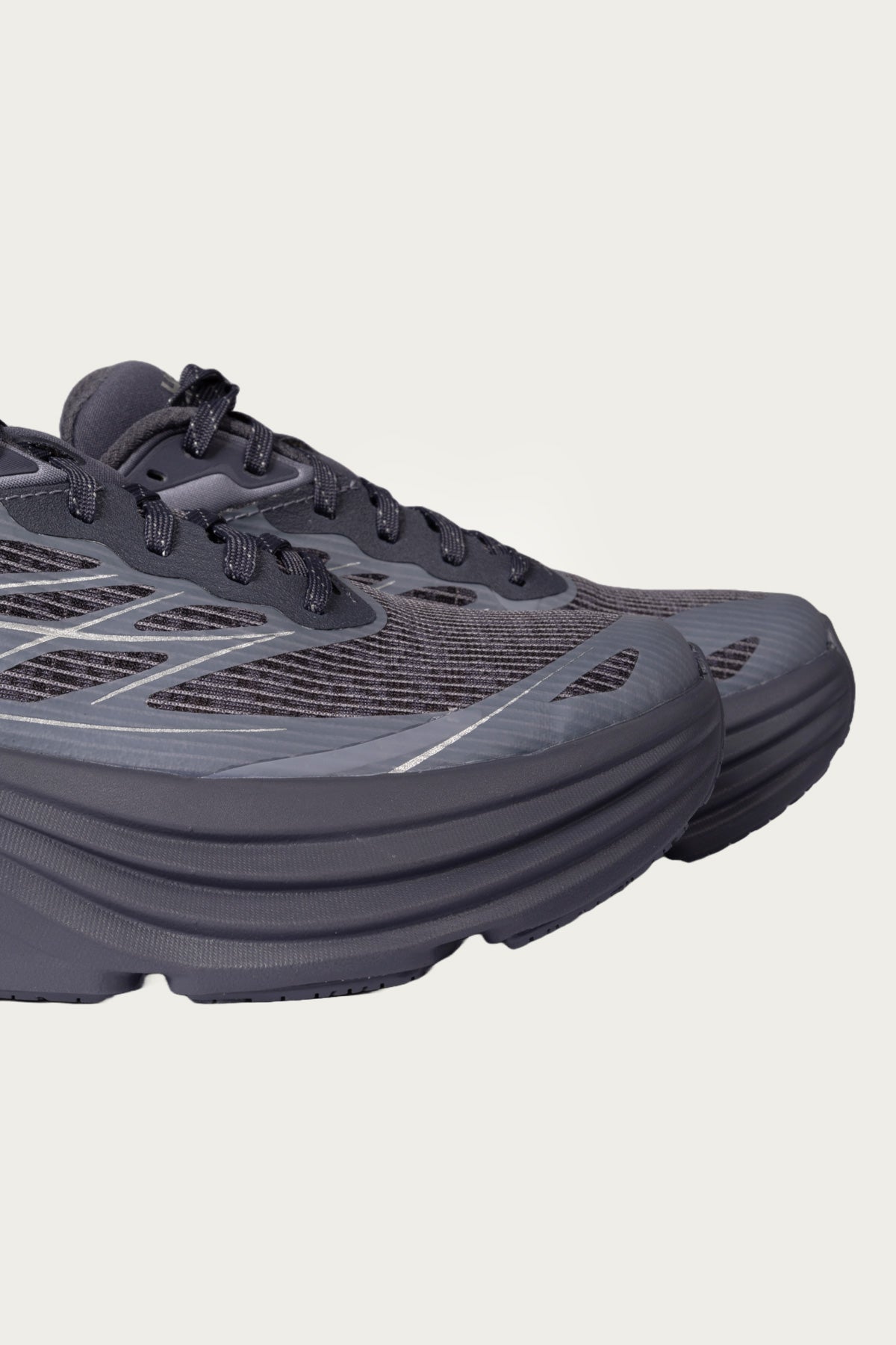 HOKA - U Bondi 8 TS Caged - Charcoal Grey/Grey Skies - Canoe Club
