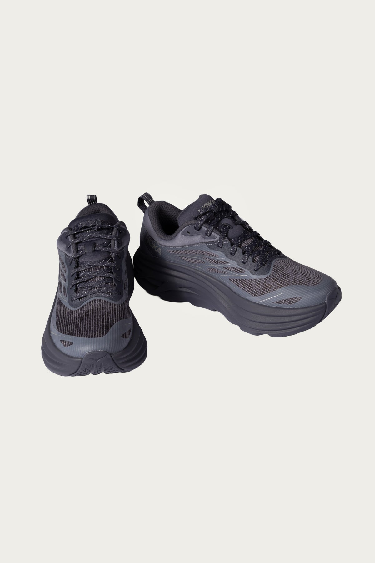 HOKA - U Bondi 8 TS Caged - Charcoal Grey/Grey Skies - Canoe Club