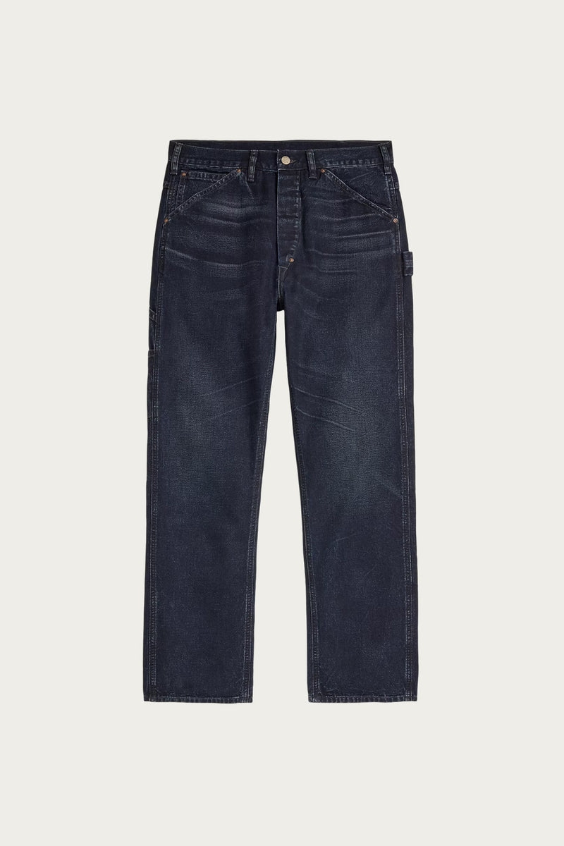 【美品】RRL INDIGO COTTON FLIGHT PANTS Indigo Rinsed Denim Field Pant