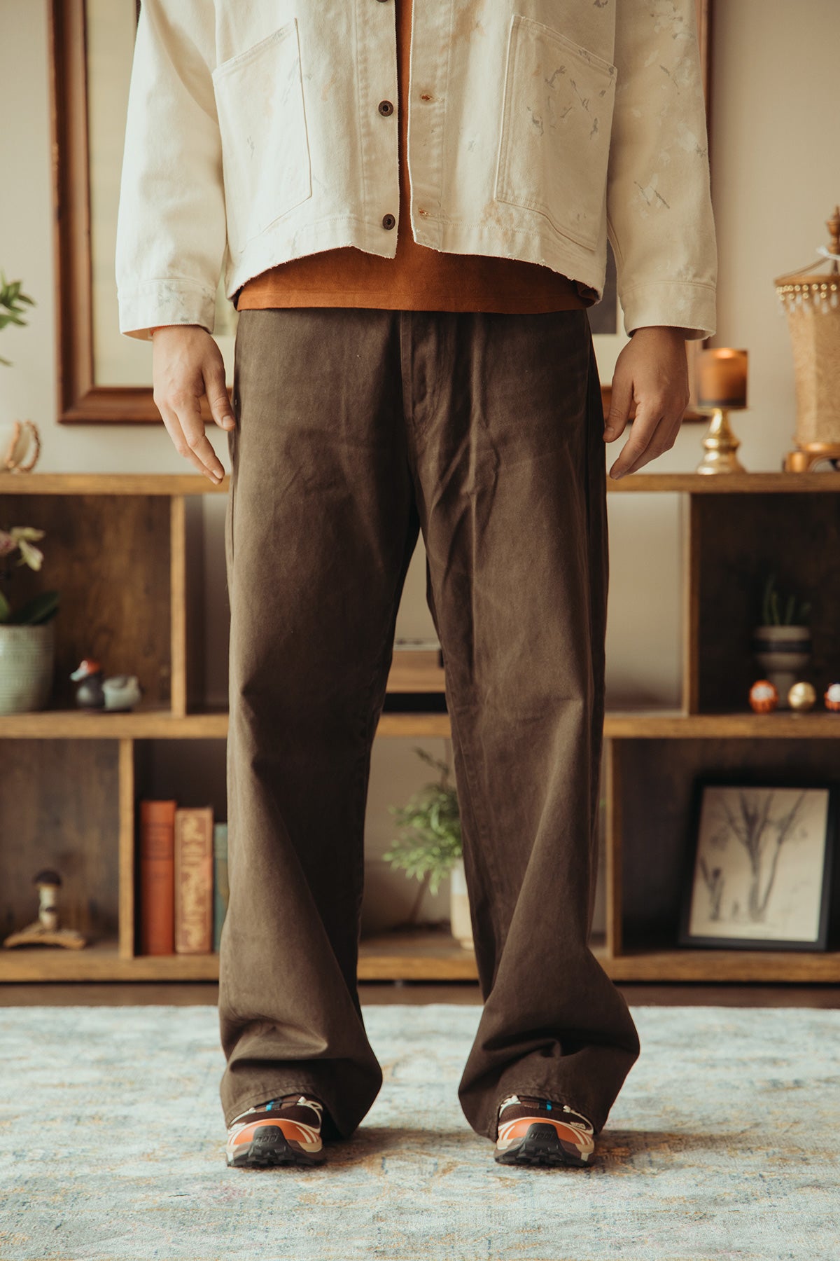 Taiga Takahashi - Lot.209 Buckle-Backed Trouser - Damaged Mud Dye - Canoe Club