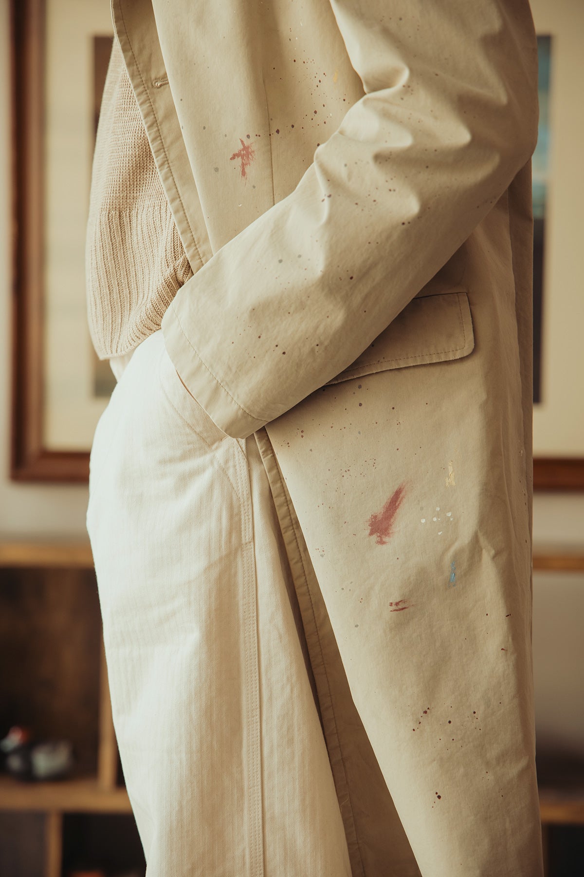 MM6 Maison Margiela - Cotton Painter Jacket - Pink Beige - Canoe Club