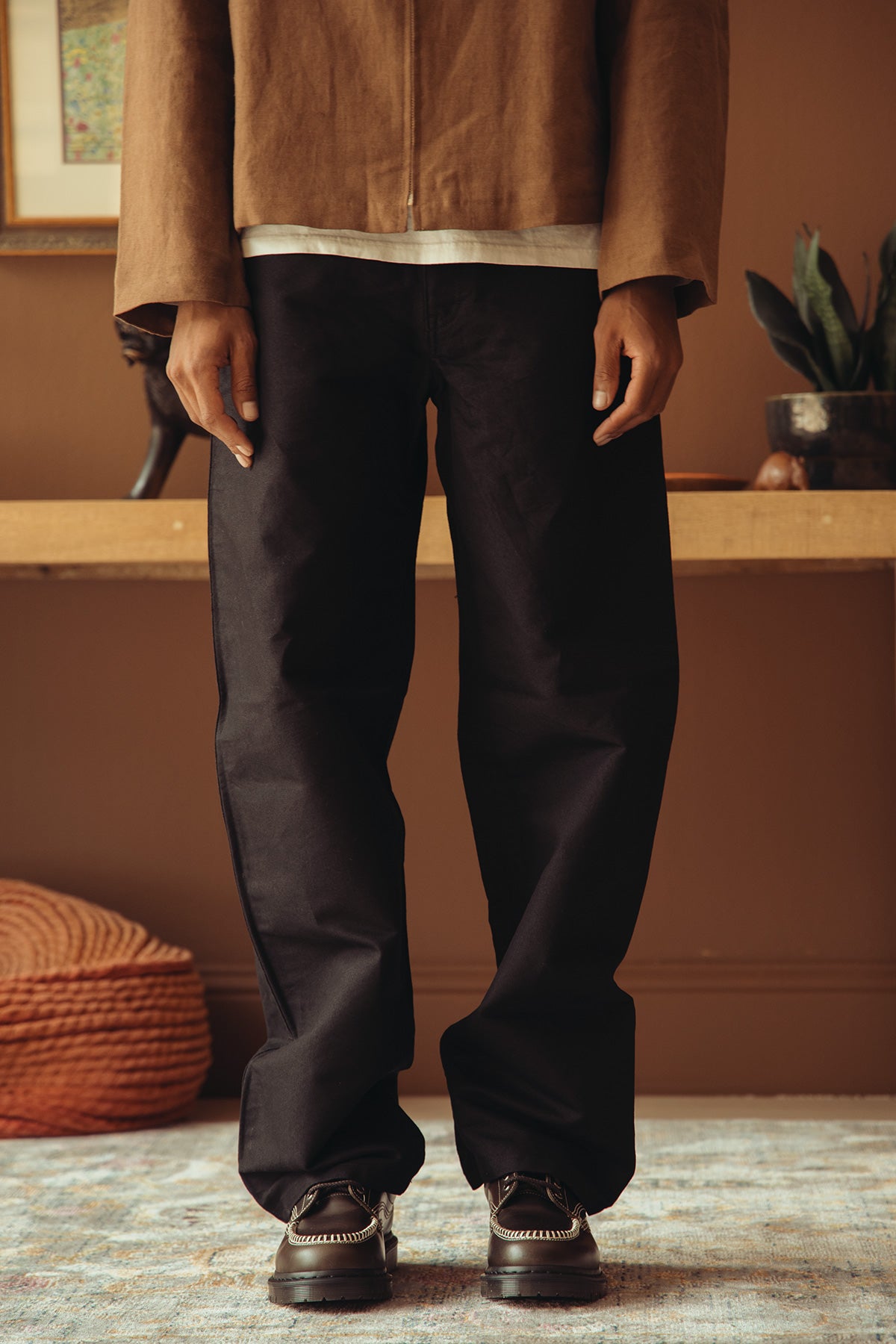 James Coward - 5pkt Jean - Black 12oz One Wash Denim - Canoe Club