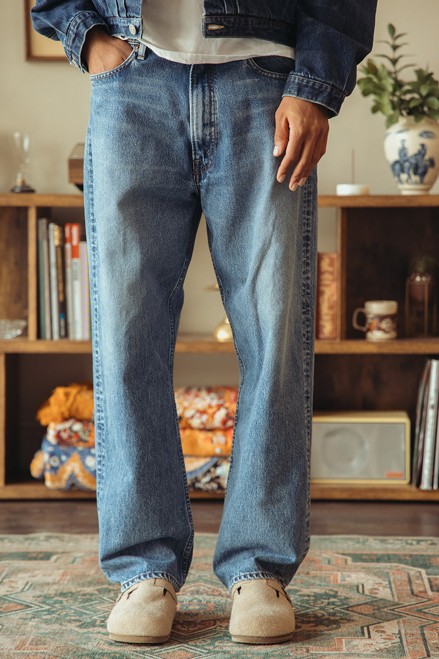 orSlow - Super Dad's Denim Pants - Denim Used - Canoe Club