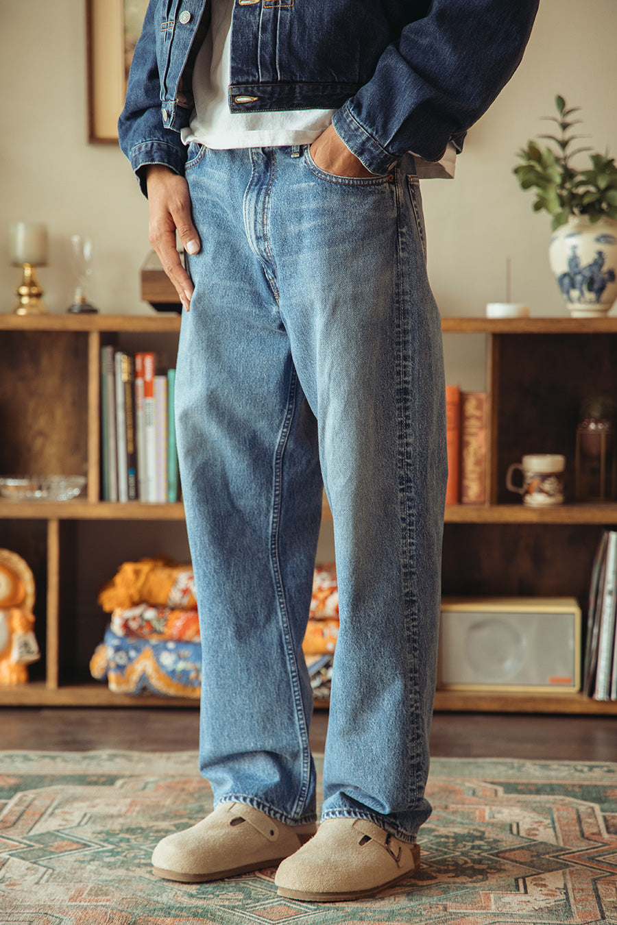 orSlow - Super Dad's Denim Pants - Denim Used - Canoe Club