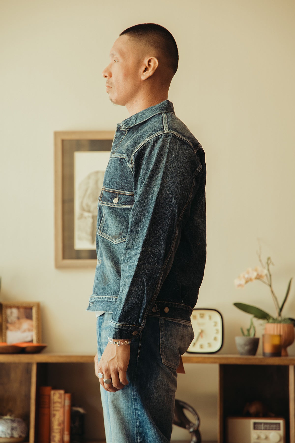 Fullcount - 2050-2102 - "Fear of The Dark" Type 2 Denim Jacket - Indigo Blue - Canoe Club