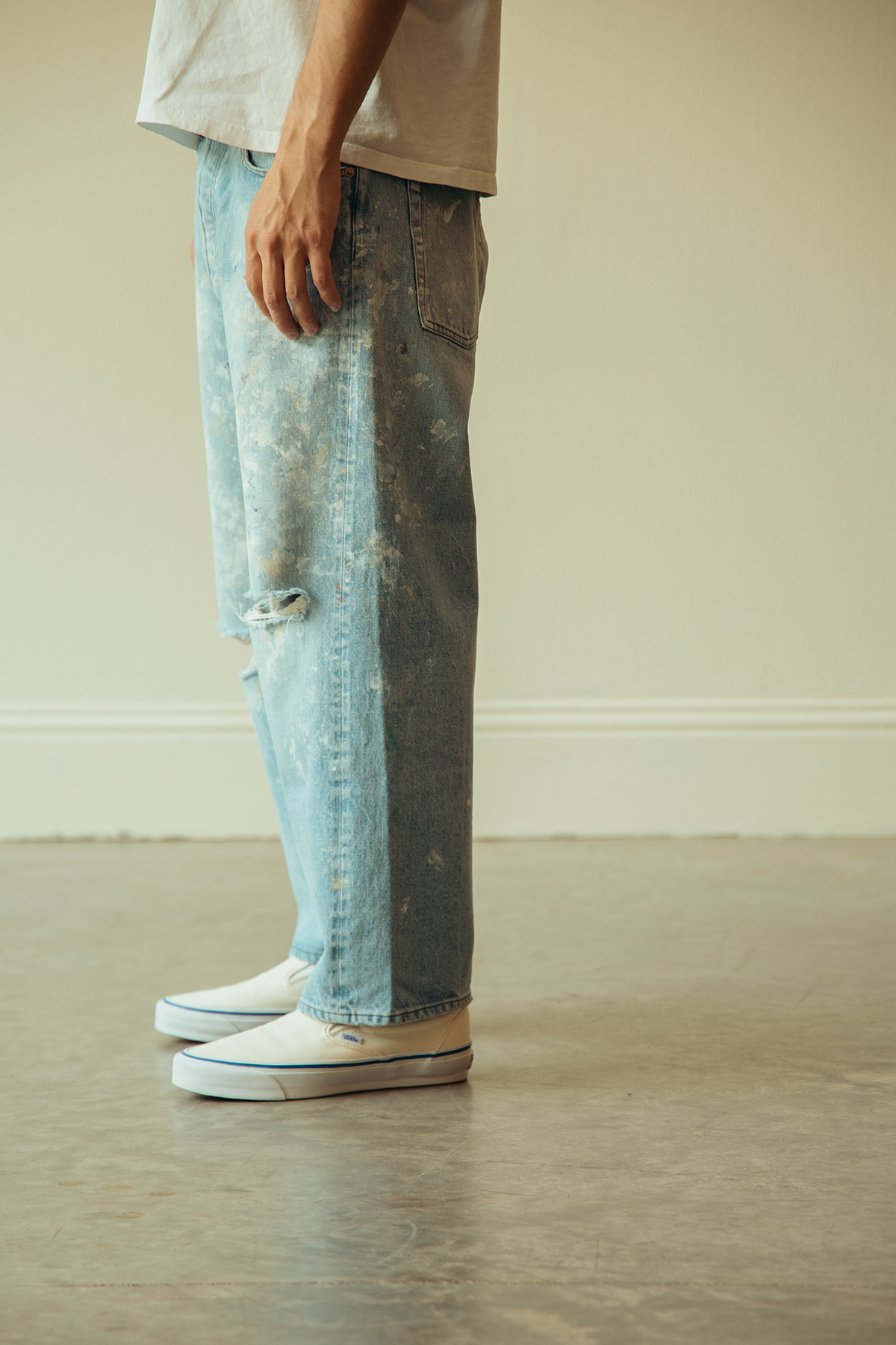 Herill - HL Damaged Denim - Damaged Worn - Canoe Club