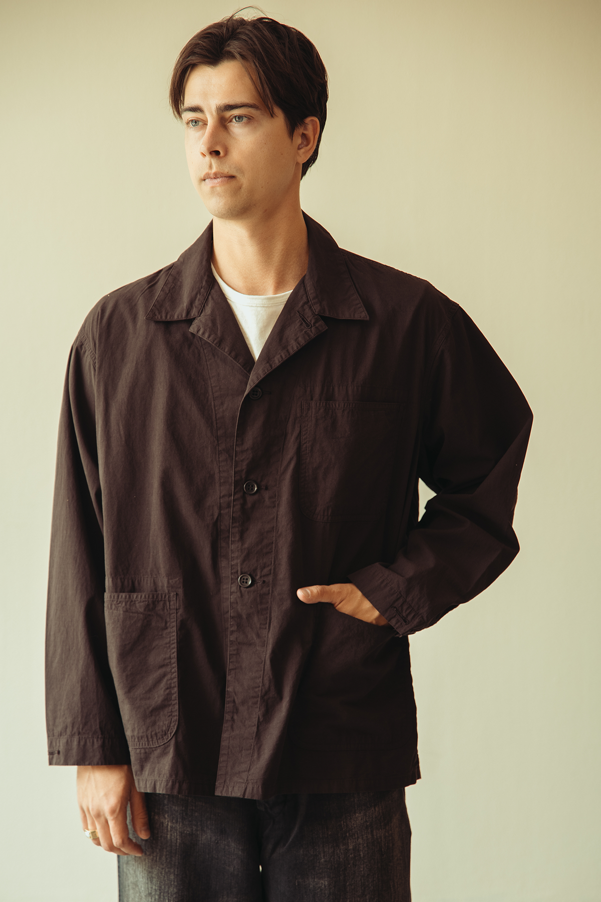 Herill - Ripstop P41 Coverall Jacket - Brown - Canoe Club