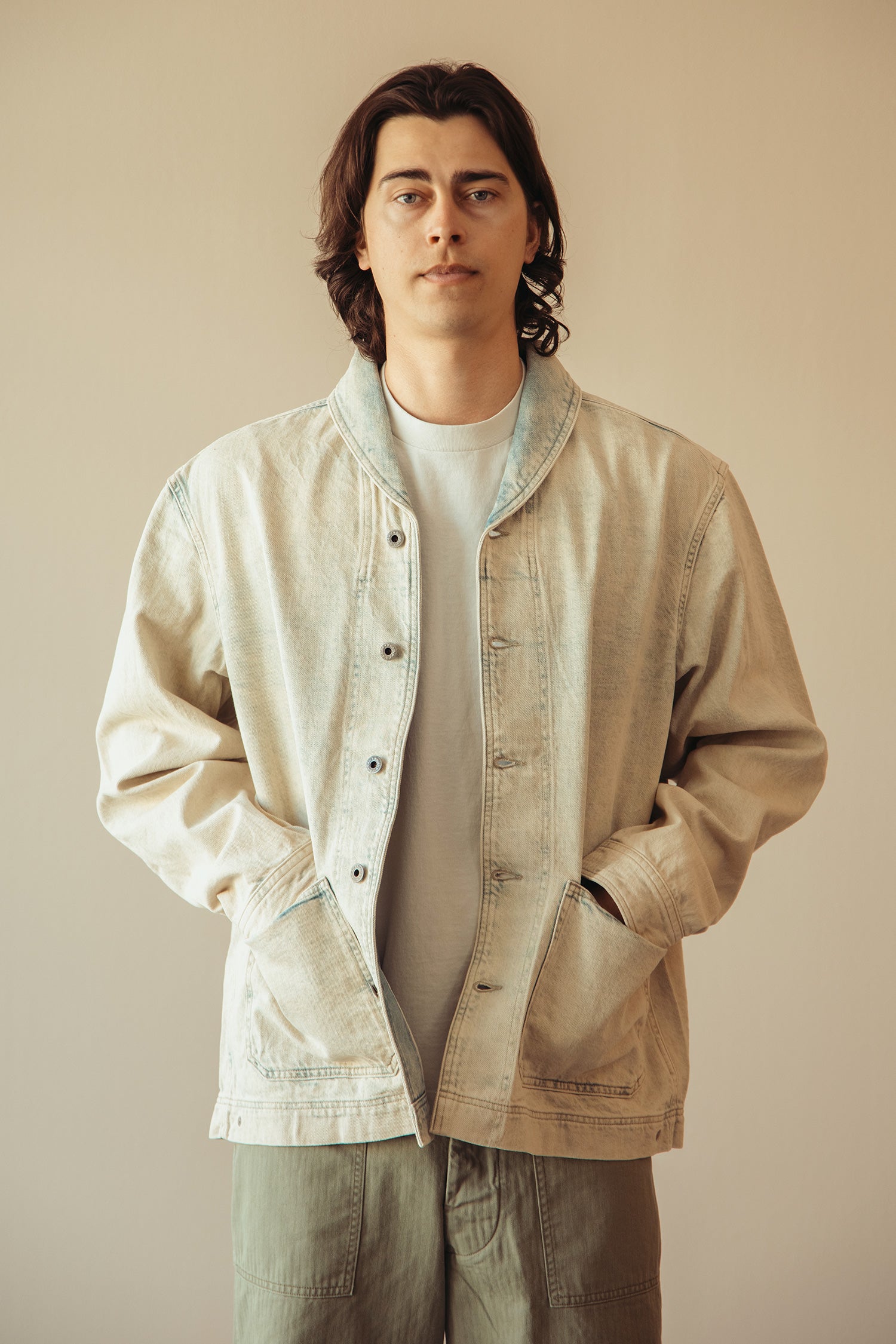 RRL - Washed Indigo Selvedge Denim Overshirt - Faded Indigo - Canoe Club