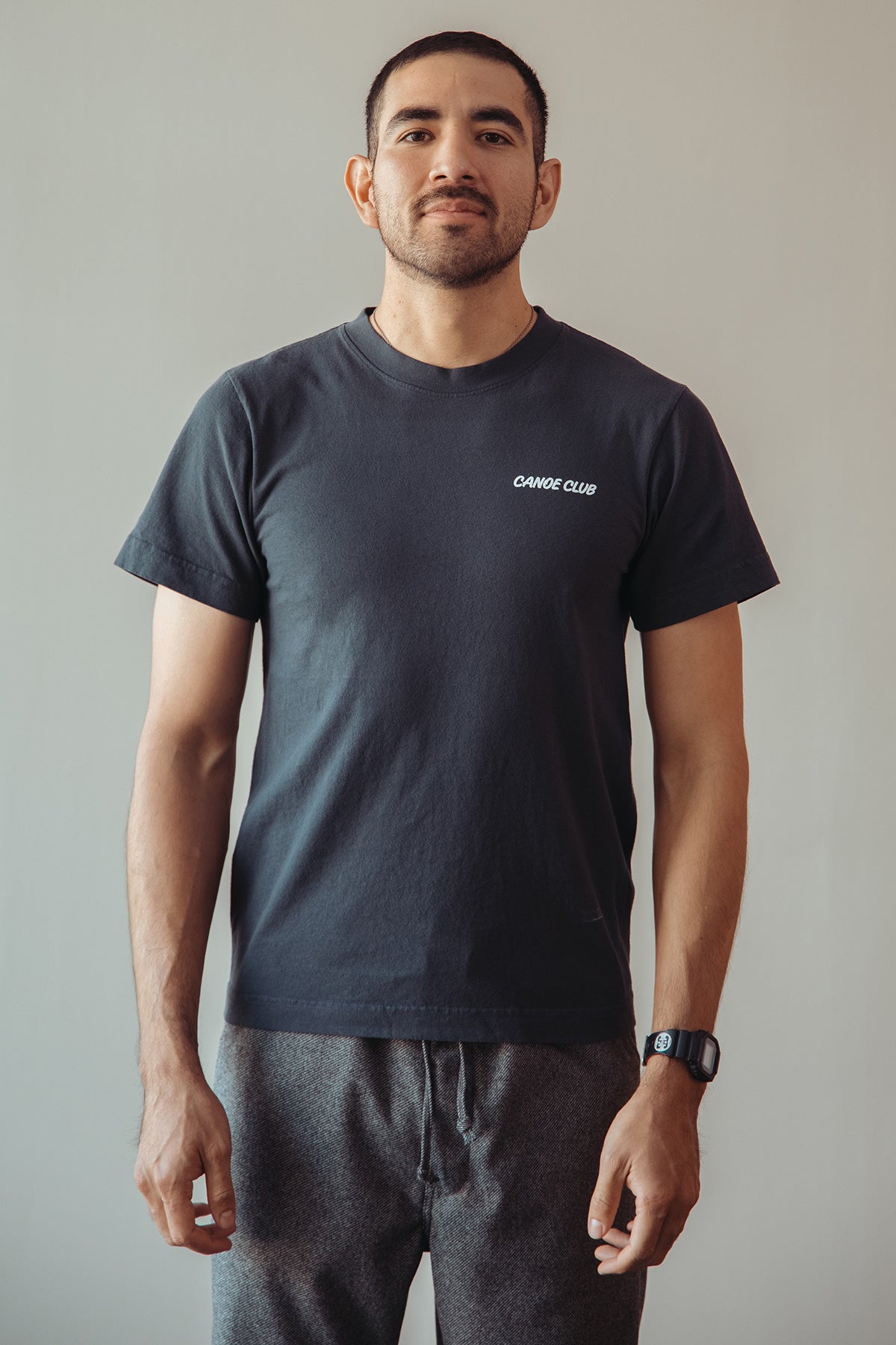 Canoe Club Collaborations - Logo Tee - Graphite - Canoe Club