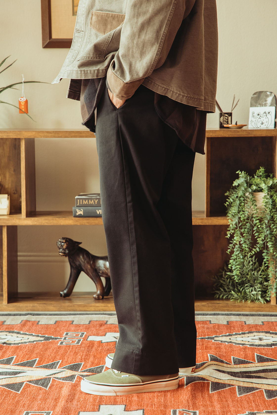 Unlikely Dry Goods - Skater's Work Pants 2.0 - Used Black - Canoe Club