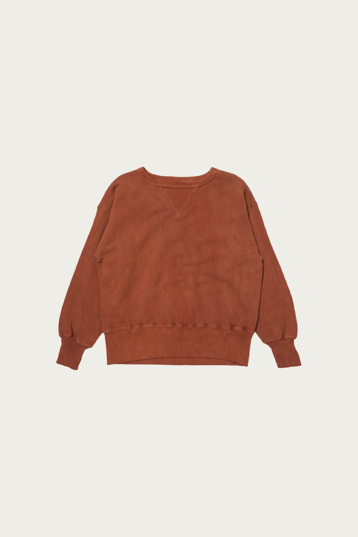 Taiga Takahashi - Lot. 603 Sweat Shirt - Techi Tree Dyed Brown - Canoe Club