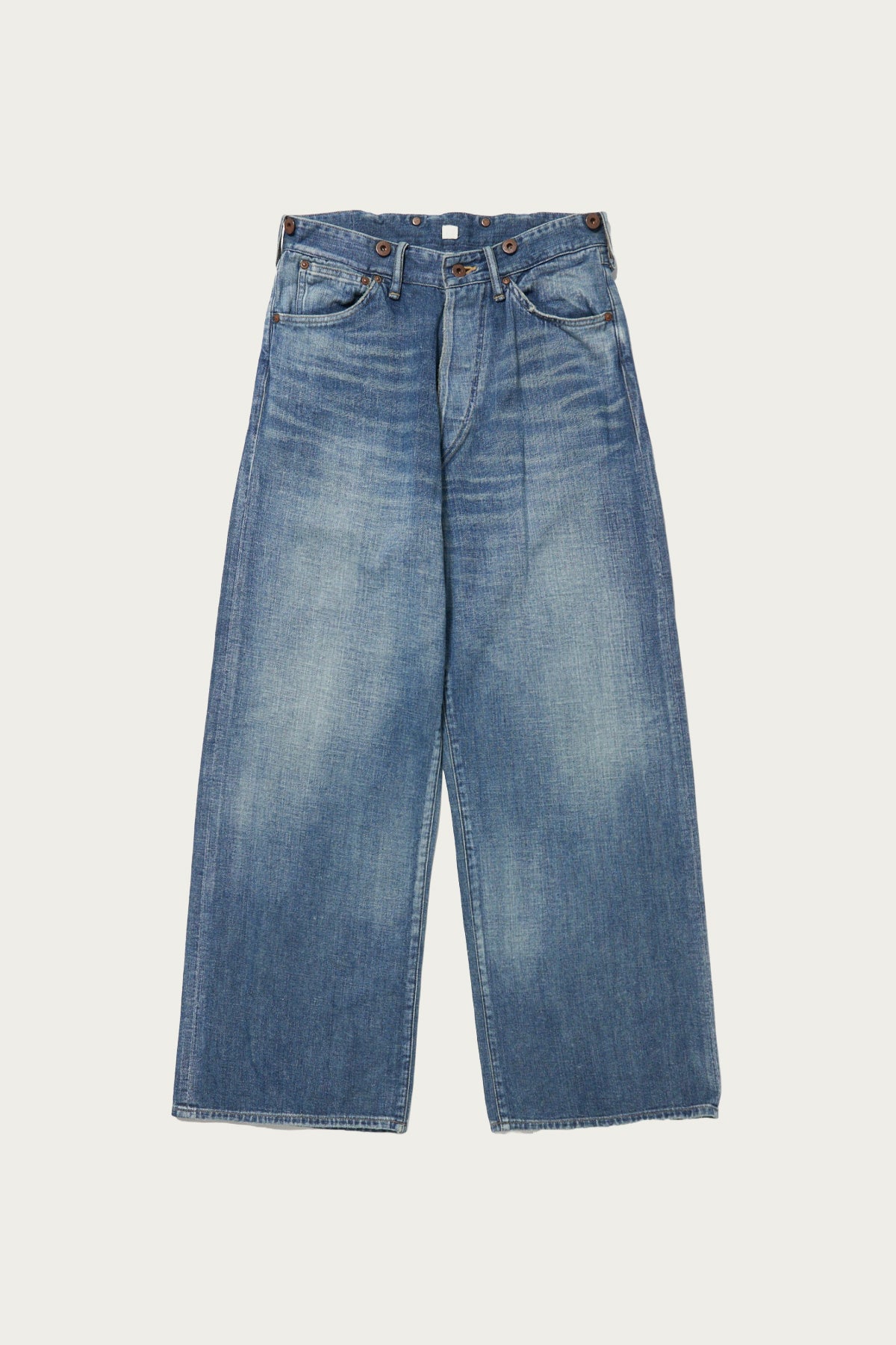 Taiga Takahashi - Lot. 704 Denim Trousers C. 1920's - Damaged Indigo - Canoe Club