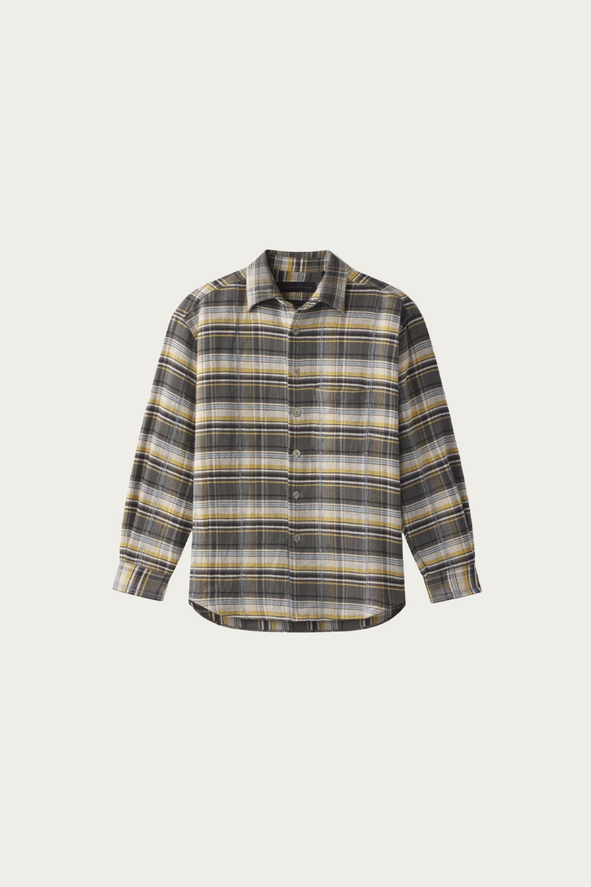 Aaron Levine - Plaid Button Down Shirt - Grey Plaid - Canoe Club