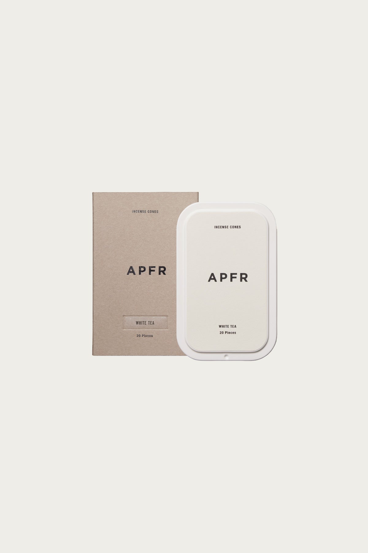 APFR - Charcoal Incense Cones - White Tea - Canoe Club