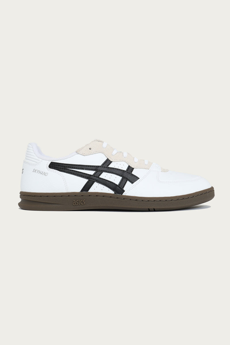 靴 ASICS SKYHAND OG BLACK / WHITE 25cm US7 Asics Sky Hand OG White & Black Shoes | Zumiez