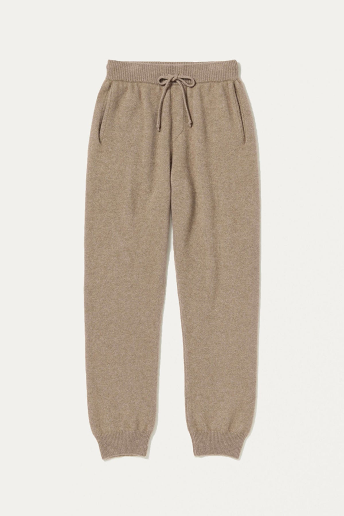 Auralee - Baby Cashmere Knit Pants - Natural Brown - Canoe Club