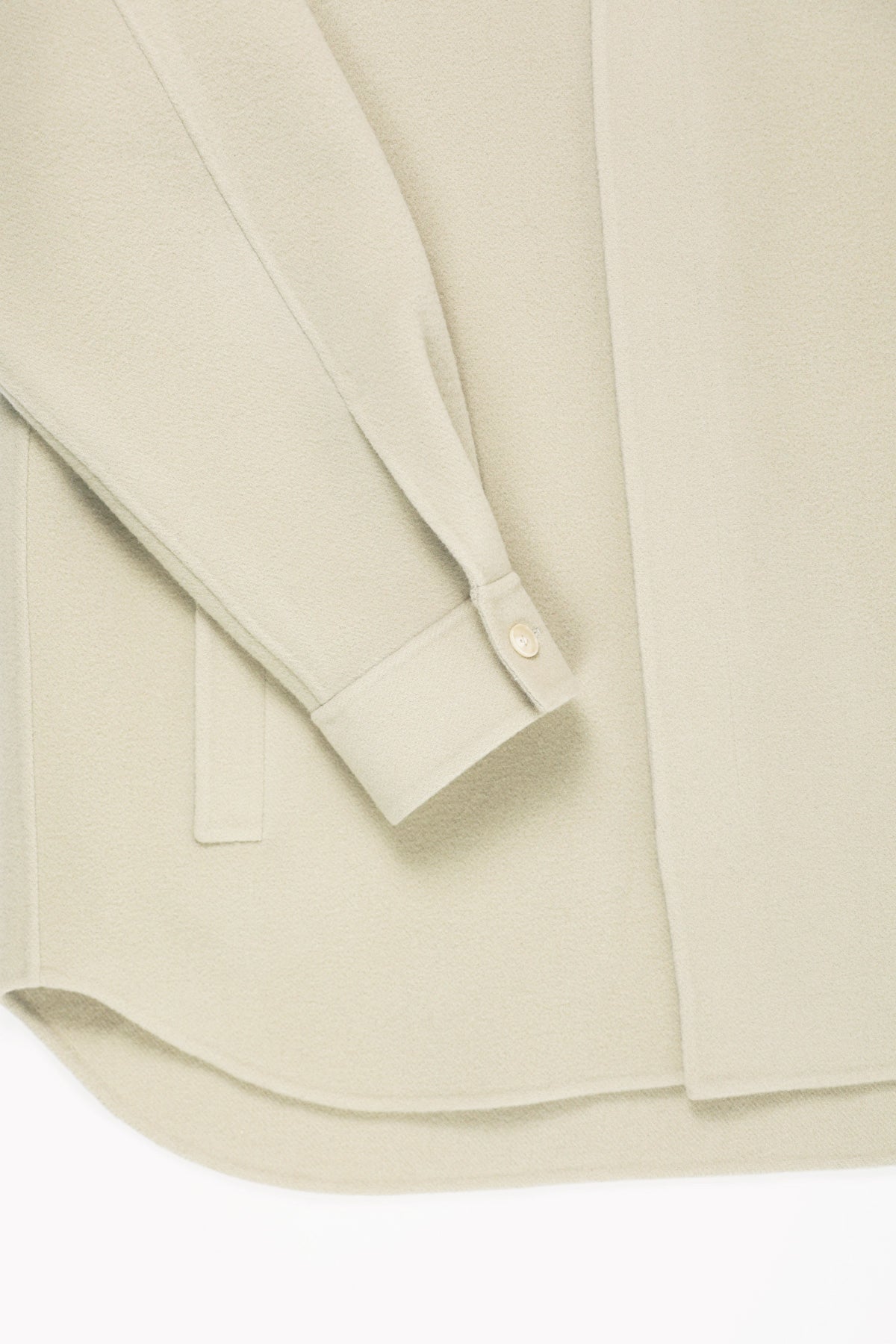 Auralee - Double Cloth Pile Mosser Hand Sewn Shirts Blouson - Light Khaki - Canoe Club