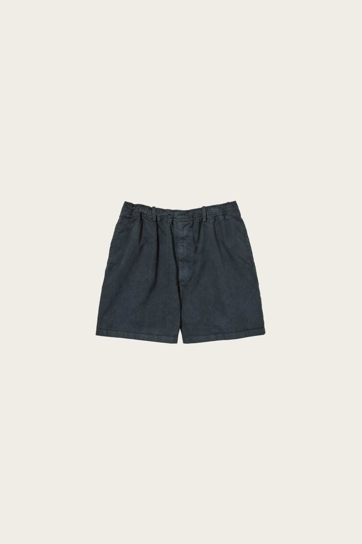 Auralee - Garment-Dyed Finx Light Chino Shorts - Black - Canoe Club