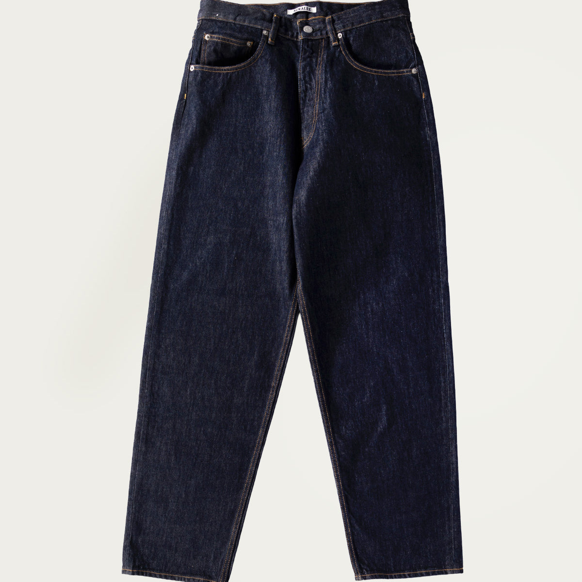 Auralee Hard Twist Denim Wide Pants | Indigo | Canoe Club