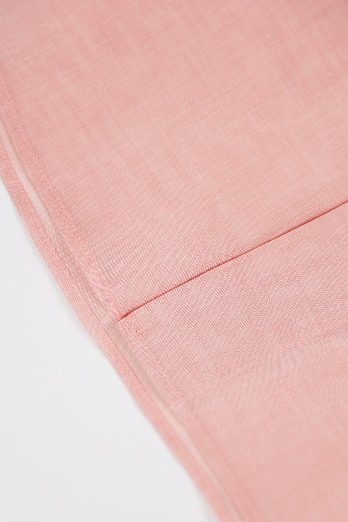 Auralee - Hard Twist Finx Organdy Half Sleeved Shirt - Light Pink Chambray - Canoe Club