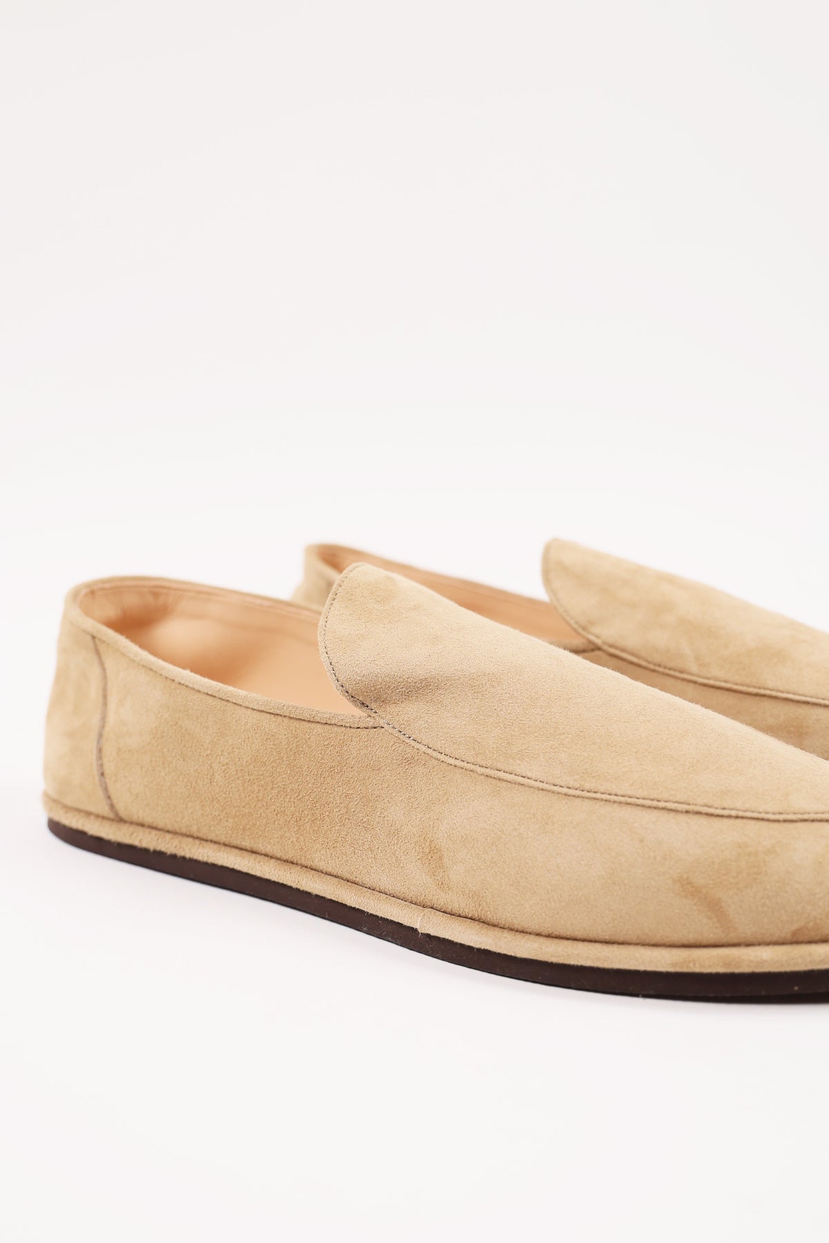 Auralee - Leather Shoes - Beige Suede - Canoe Club