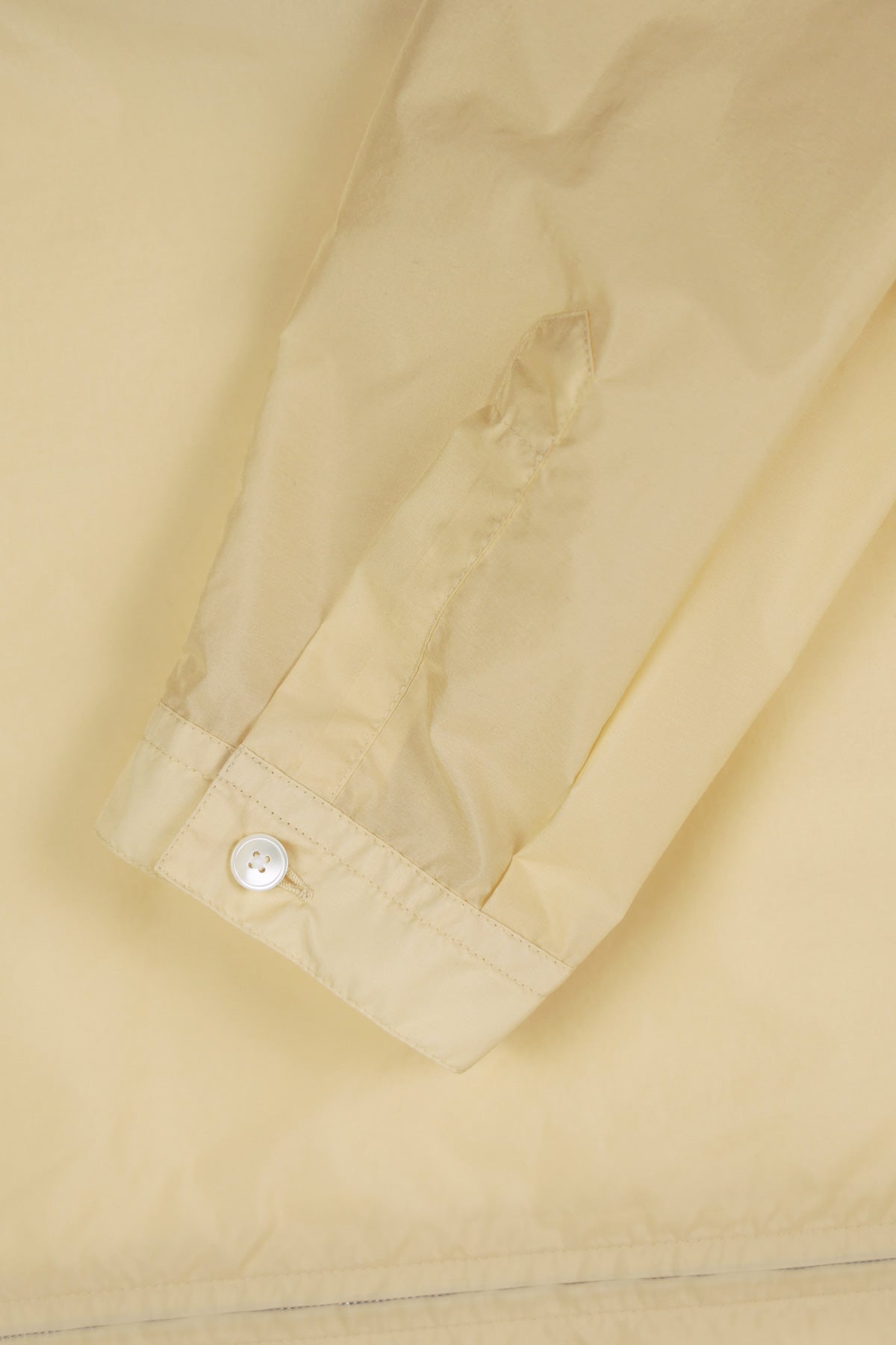 Auralee - Light Nylon Zip Shirt - Light Yellow - Canoe Club
