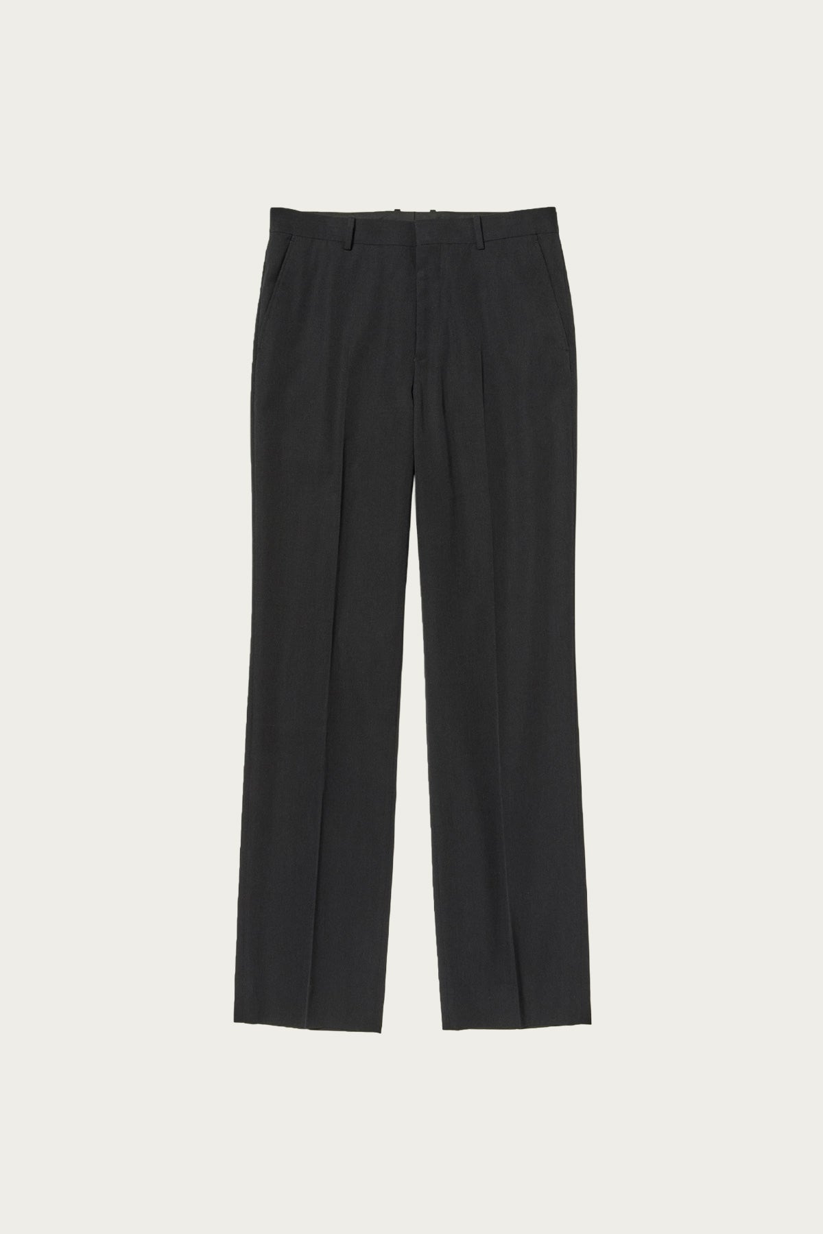 Auralee - Light Wool Max Gabardine Slacks - Top Black - Canoe Club