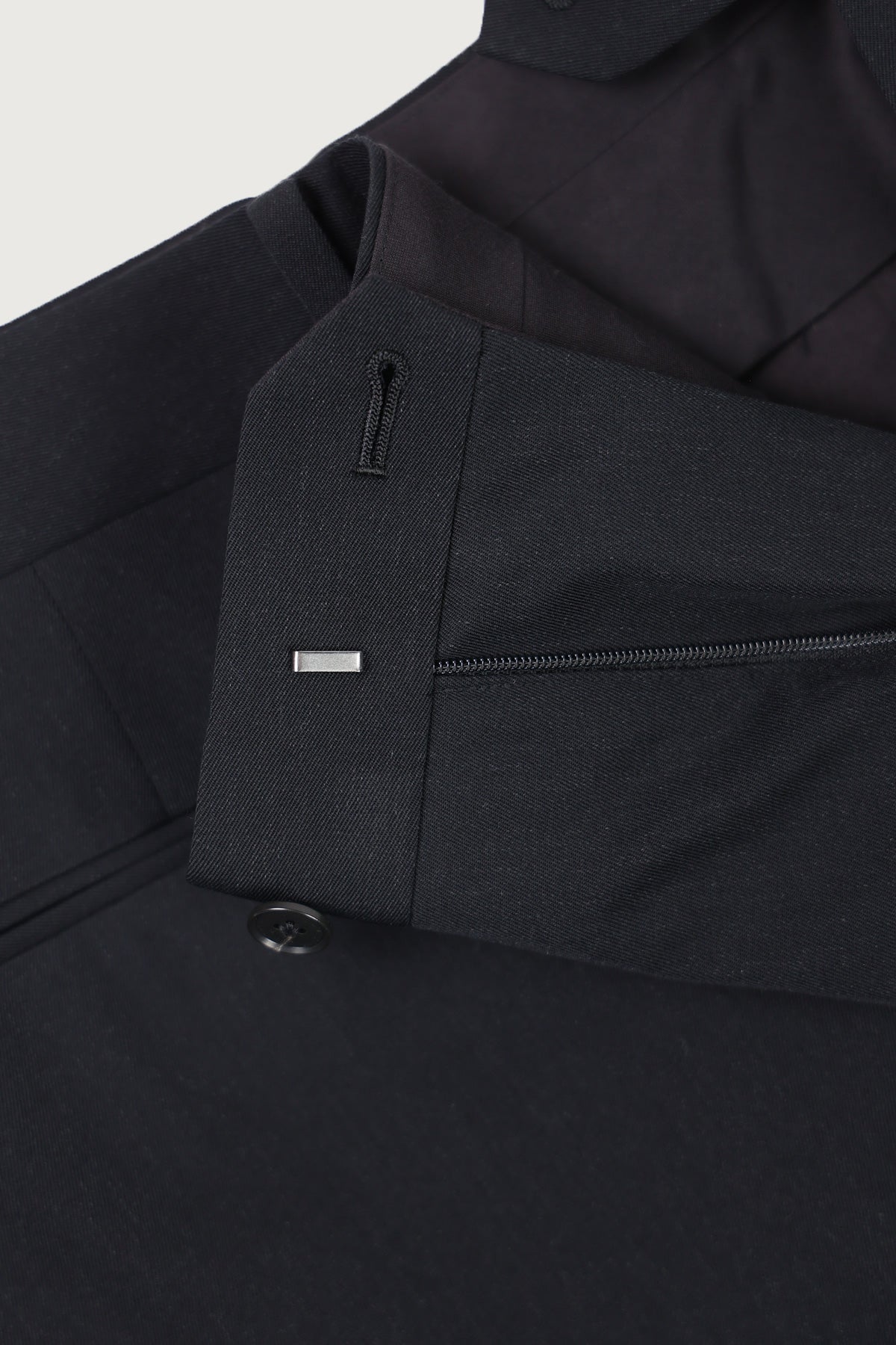 Auralee - Light Wool Max Gabardine Shorts - Top Black (old) - Canoe Club