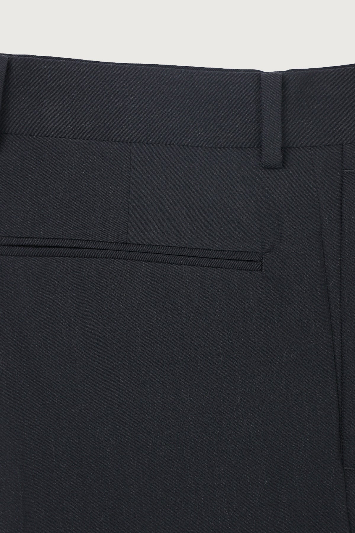 Auralee - Light Wool Max Gabardine Shorts - Top Black (old) - Canoe Club