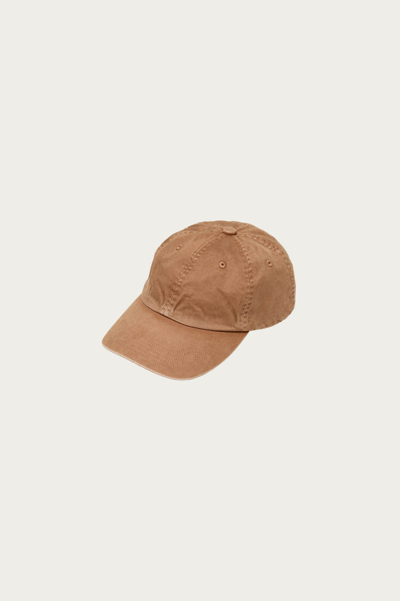 Auralee Product Dyed Finx Chino Cap | Light Brown | Canoe Club