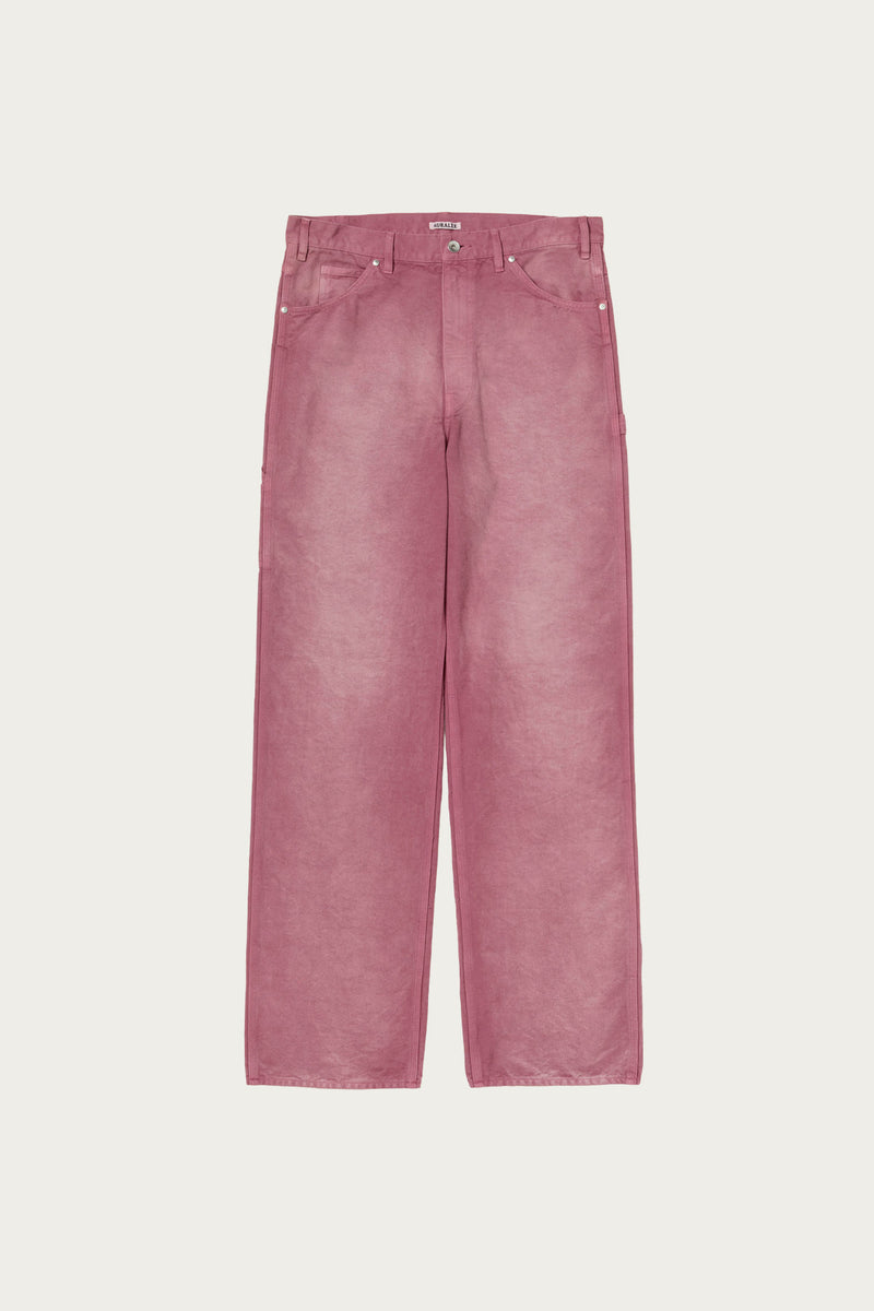 パンツ PRODUCT DYED ORGANIC COTTON DUCK PAINTER Auralee Product Dyed Organic Cotton Duck Painter Pants | Faded