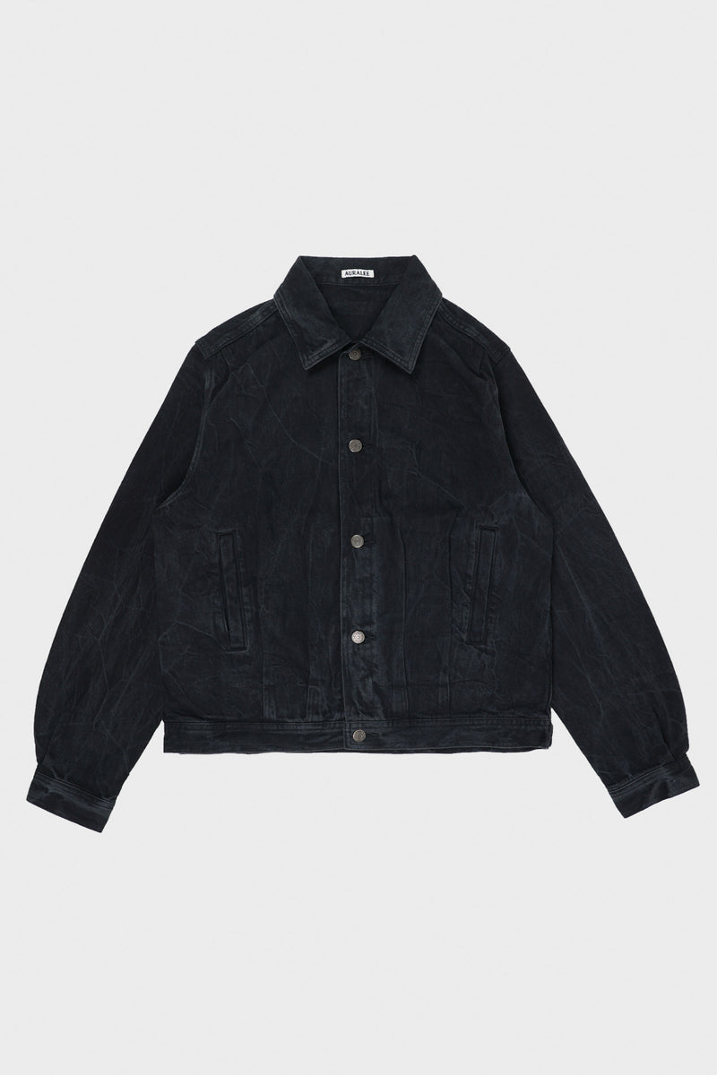 Auralee Selvedge Faded Light Denim Blouson | Canoe Club