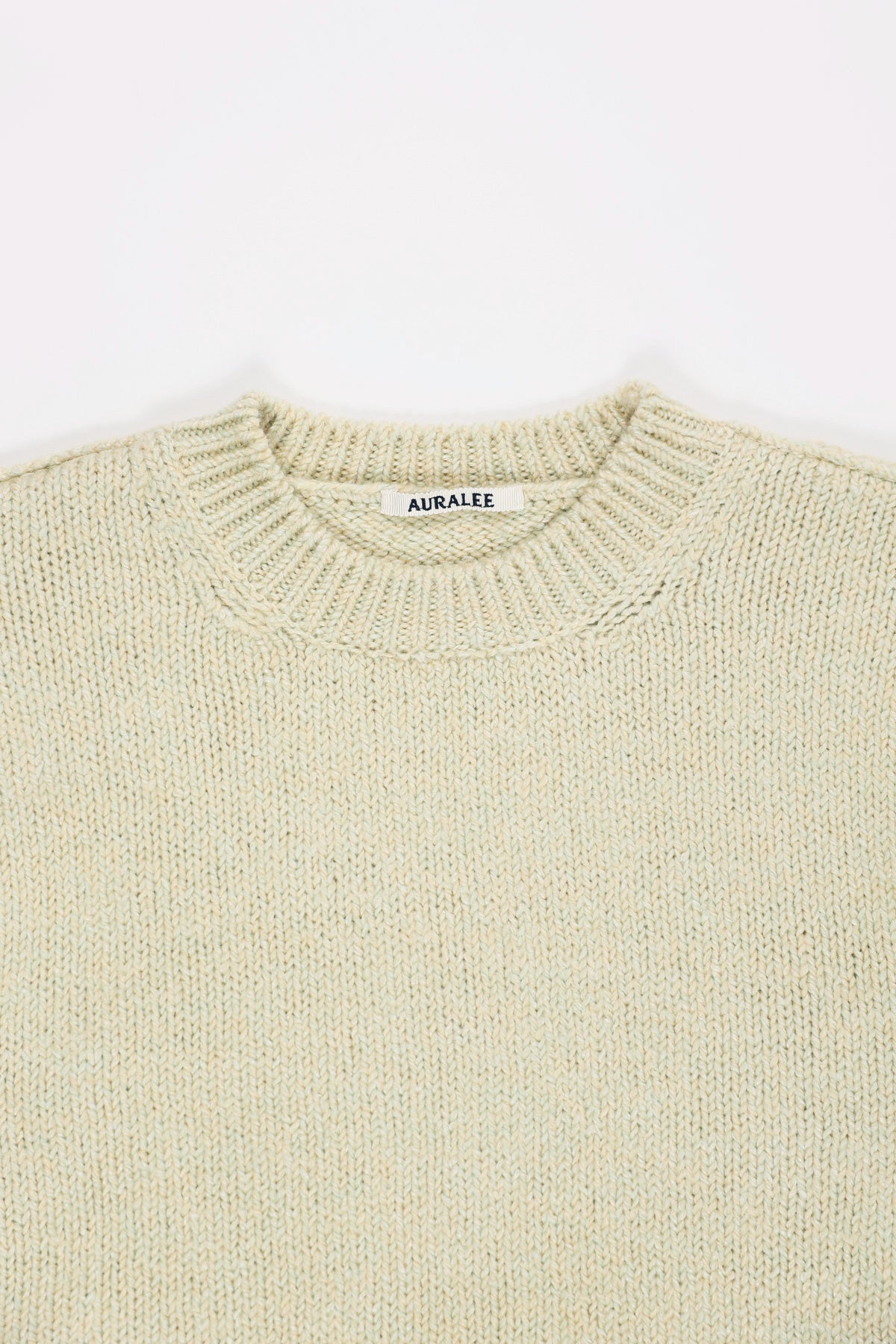 Auralee - Silk Wool Camel Mix Knit P/O - Mix Peach - Canoe Club