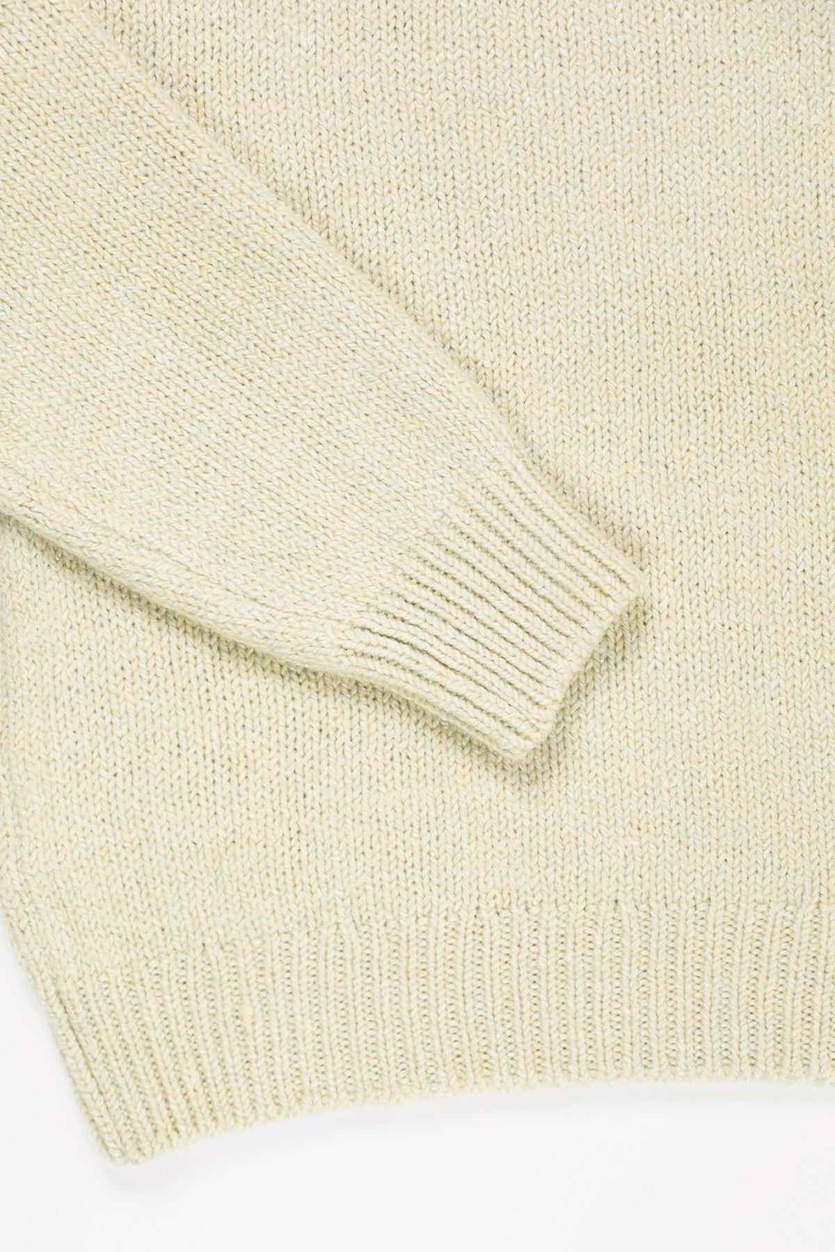 Auralee - Silk Wool Camel Mix Knit P/O - Mix Peach - Canoe Club