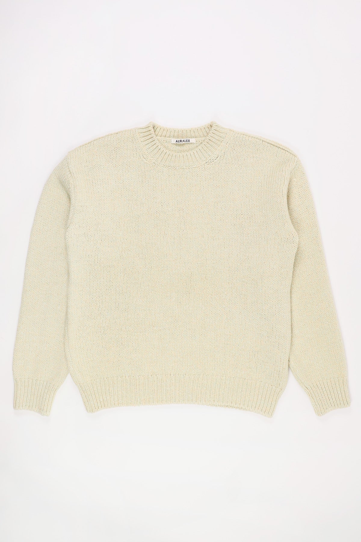 Auralee - Silk Wool Camel Mix Knit P/O - Mix Peach - Canoe Club