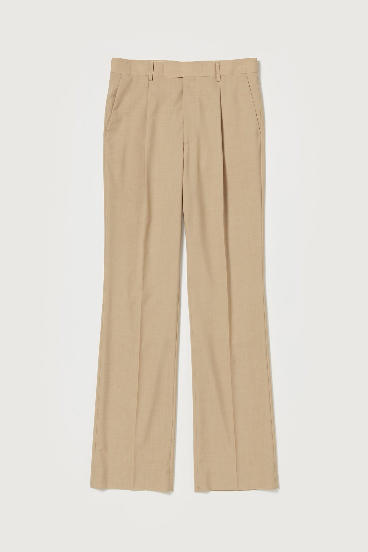 Auralee - Superfine Tropical Wool Slacks - Top Beige - Canoe Club
