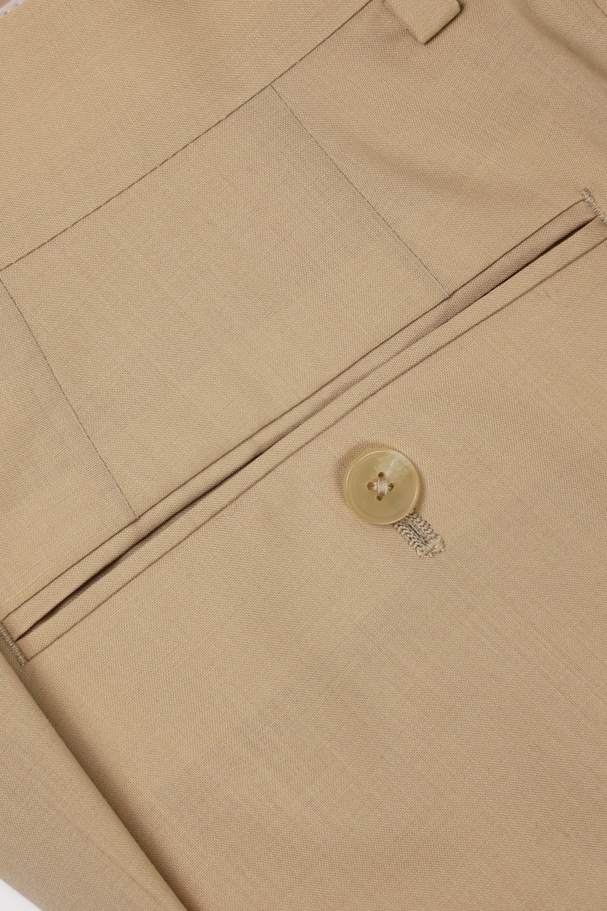 Auralee - Superfine Tropical Wool Slacks - Top Beige - Canoe Club